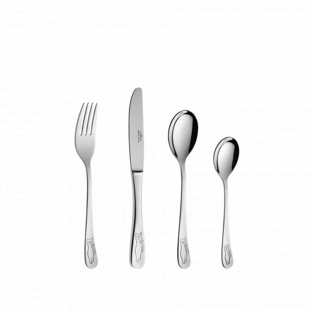 

BON TON KOTKI Komplet 4szt sztućców w pudełku 38P