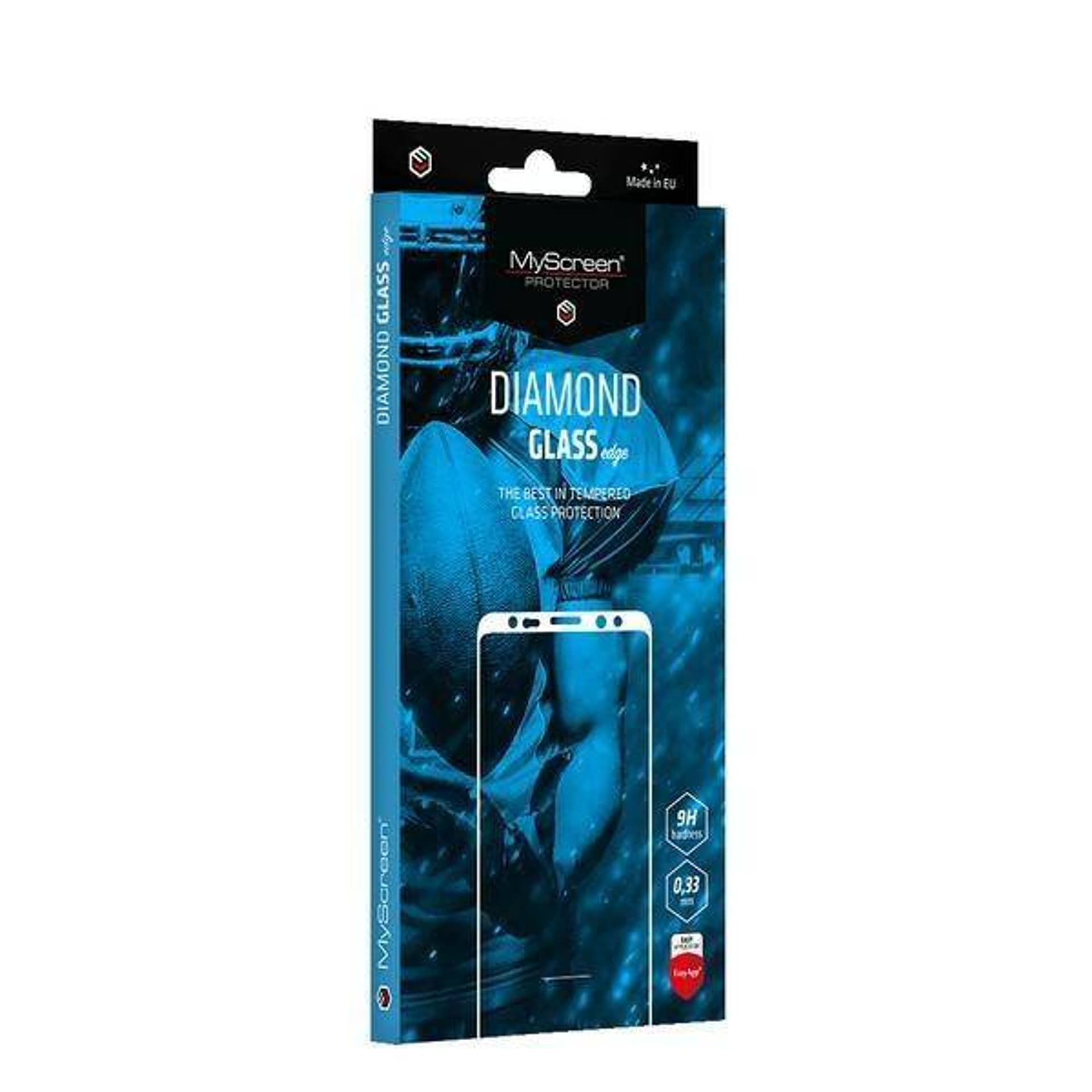 

MS Diamond Glass edge Sam G991 S21 czarny/black