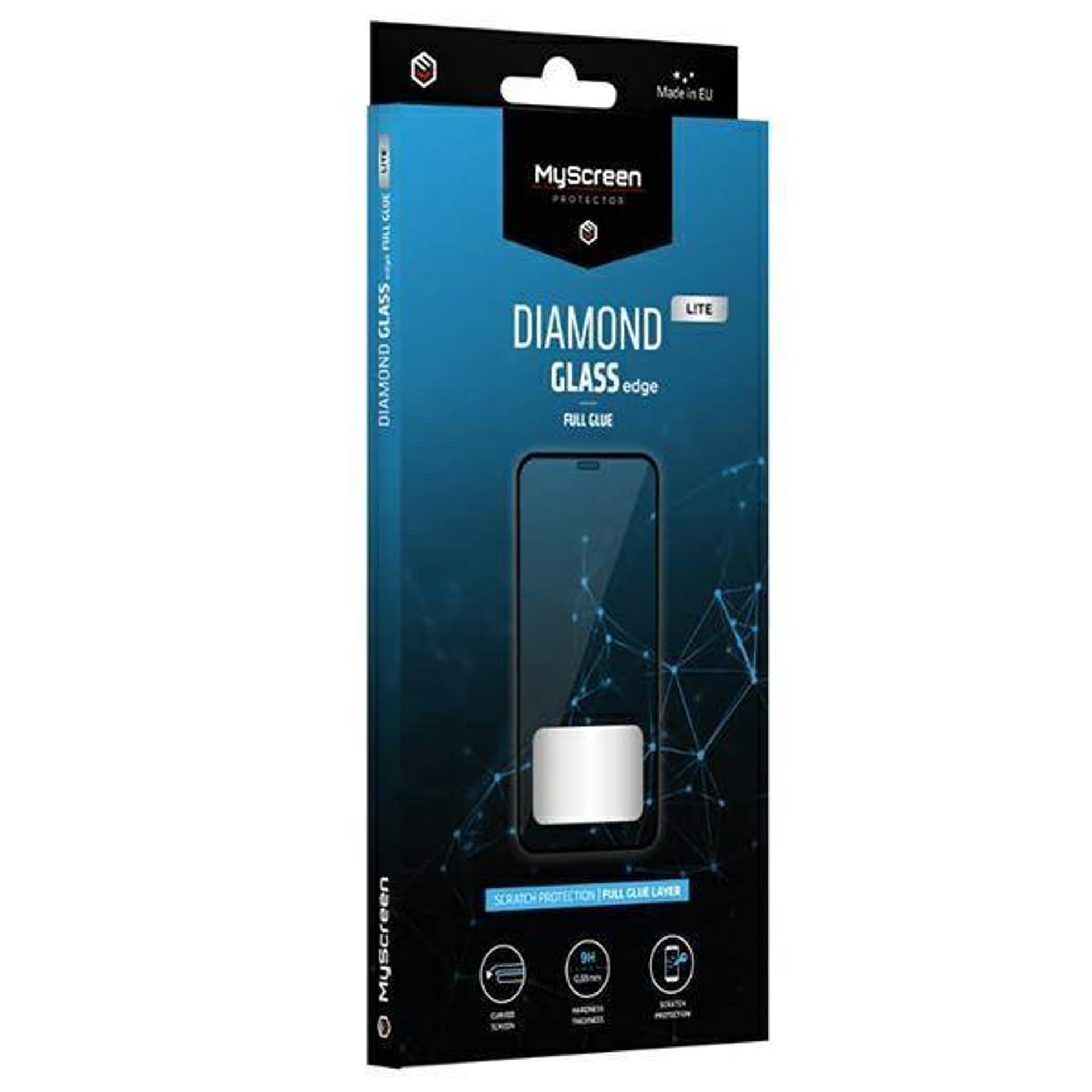 

MS Diamond Glass Lite edge Vivo Y55s 2021/Y55 5G Full Glue Black