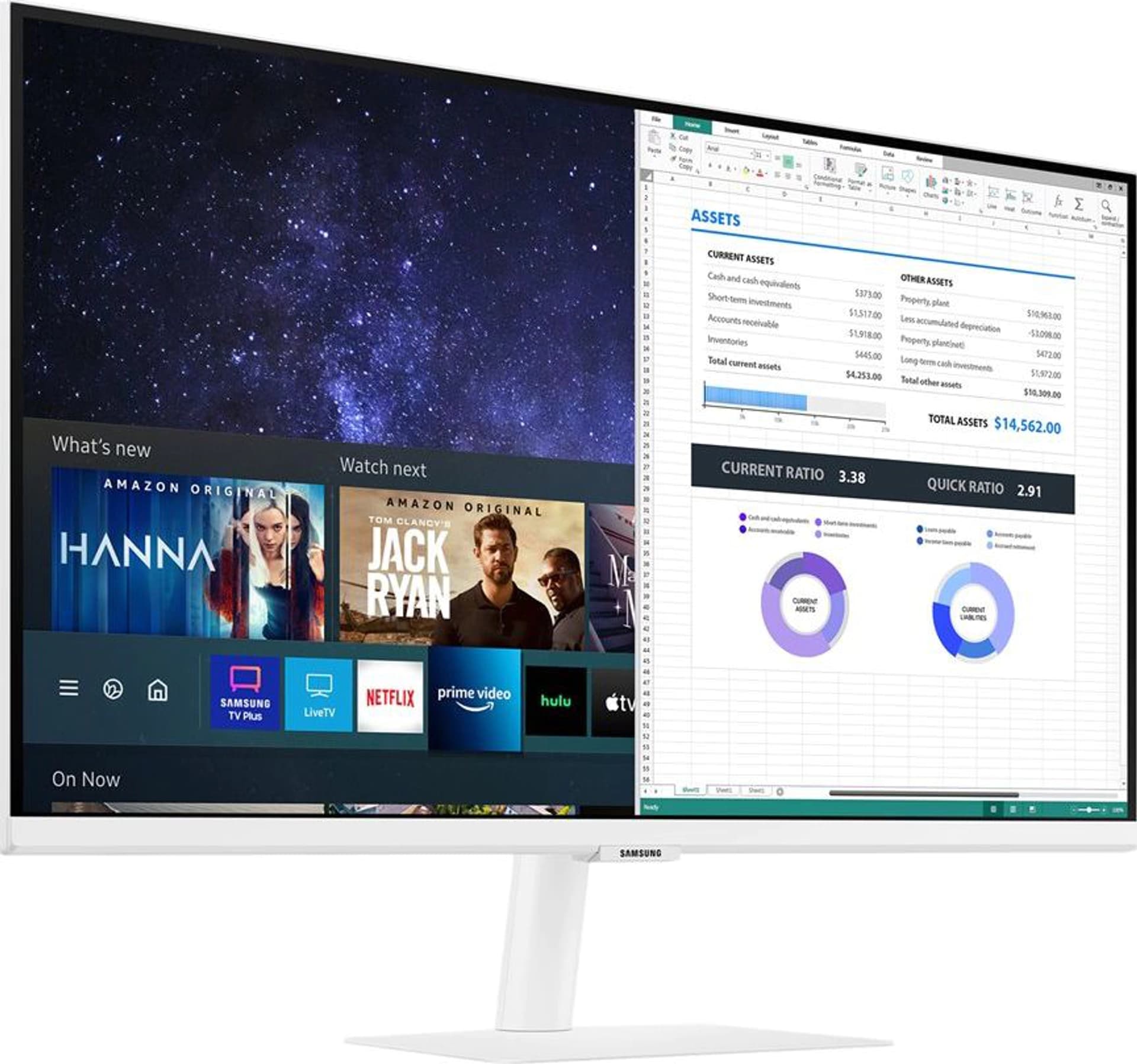 

Monitor SAMSUNG 27" 1920 x 1080 960-001088+LS27BM501EUXEN Biały