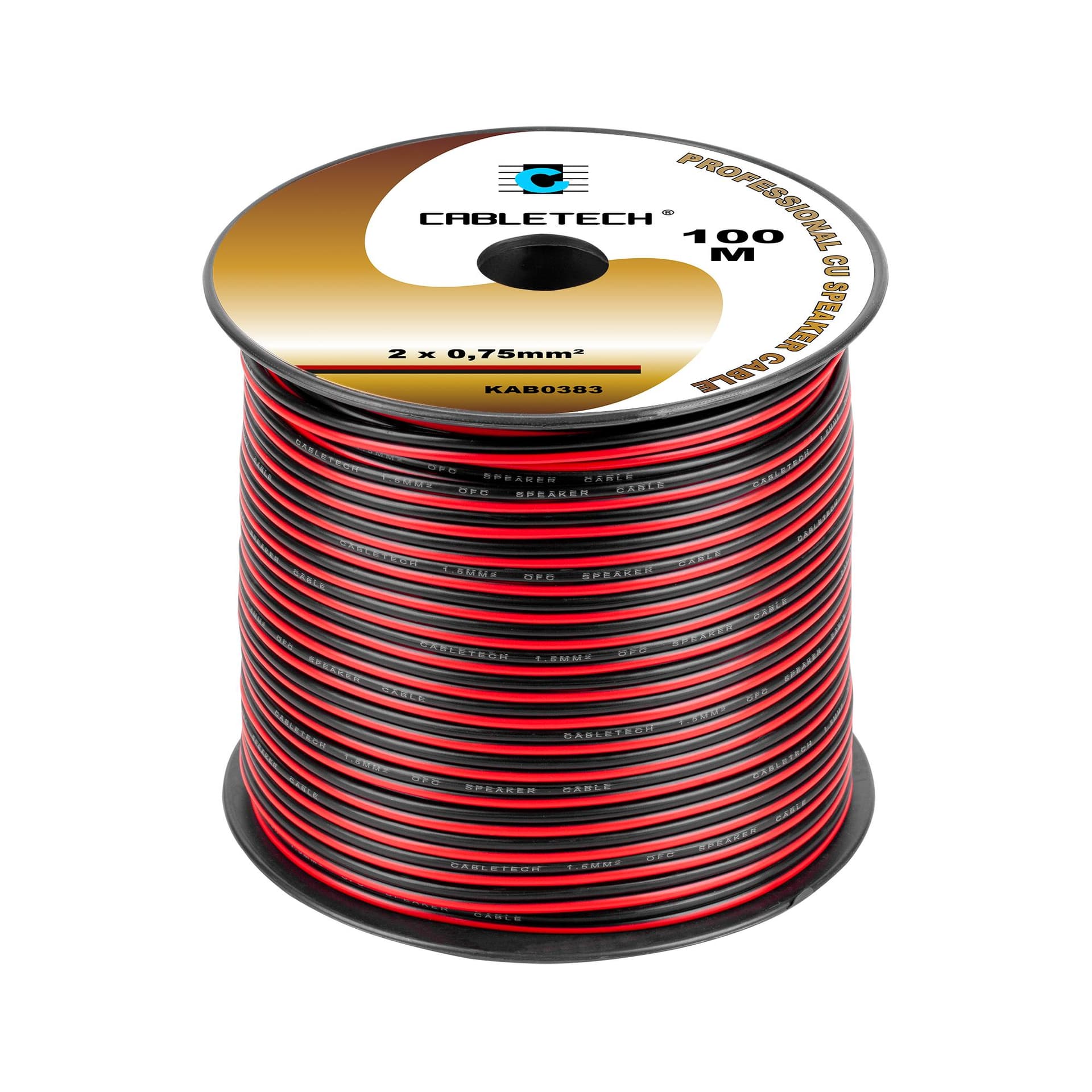 

Kabel głośnikowy 0,75mm czarno-czerwony