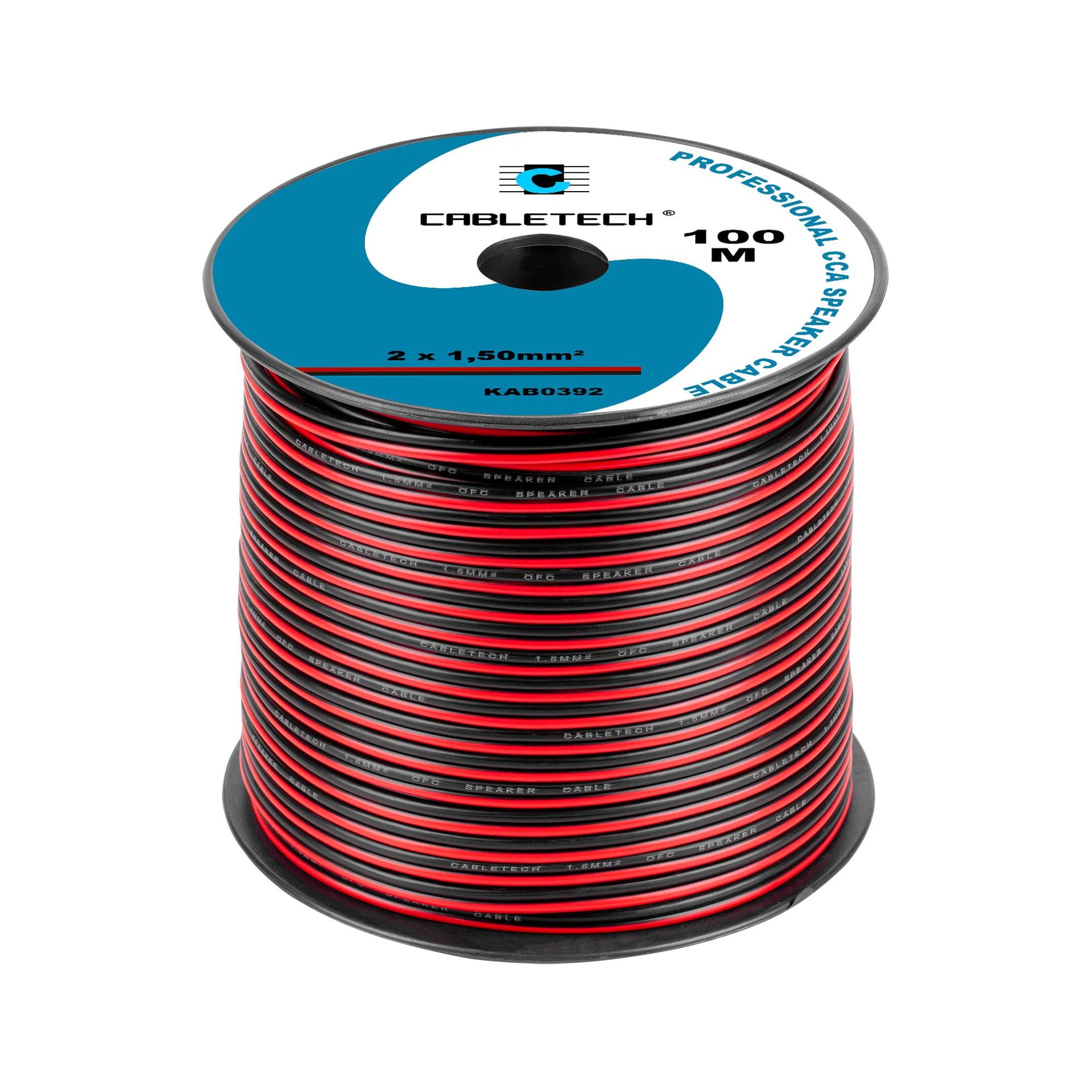 

Kabel głośnikowy CCA 1.5mm czarno-czerwony