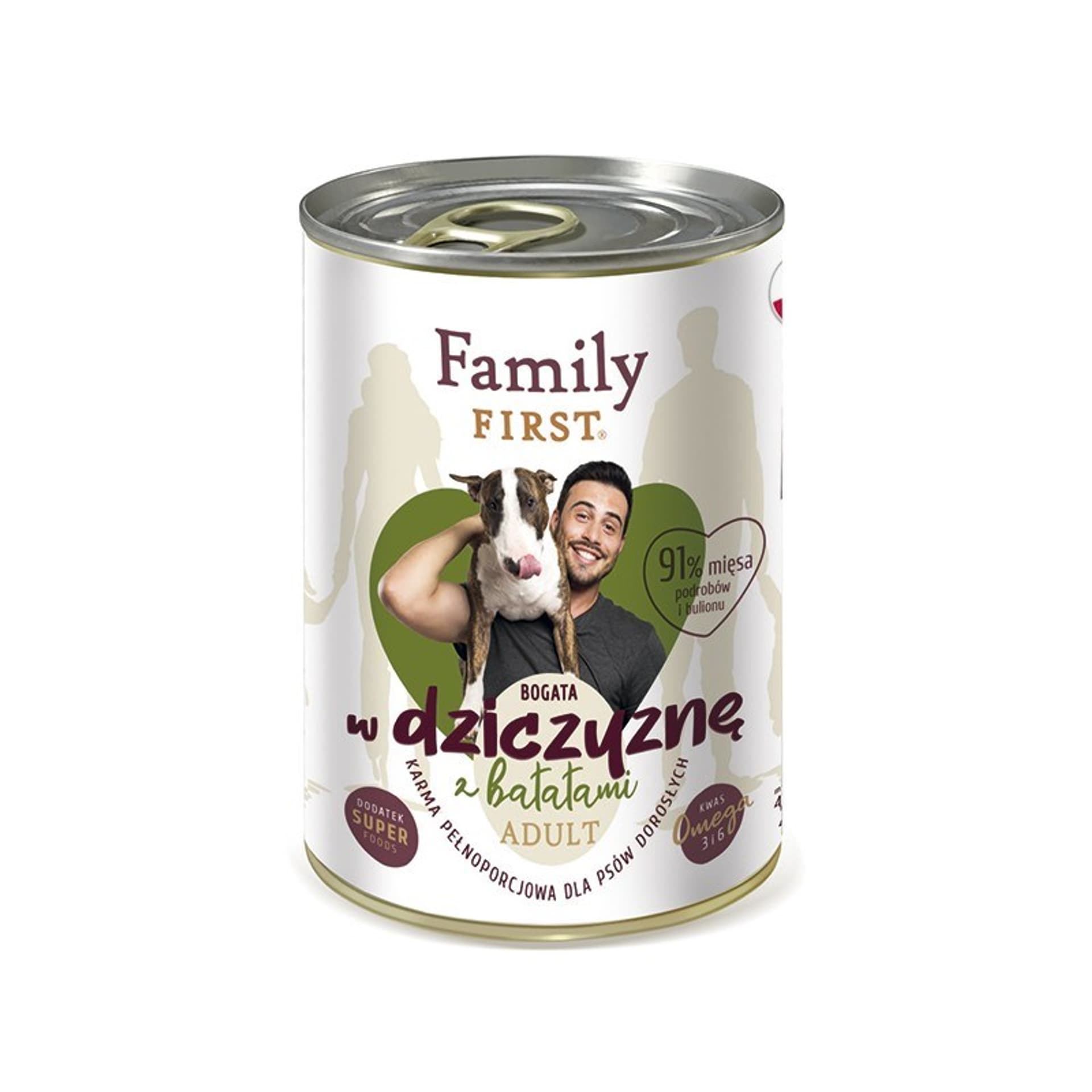 

FamilyFirst Bogata w dziczyznę+batat adult 400g