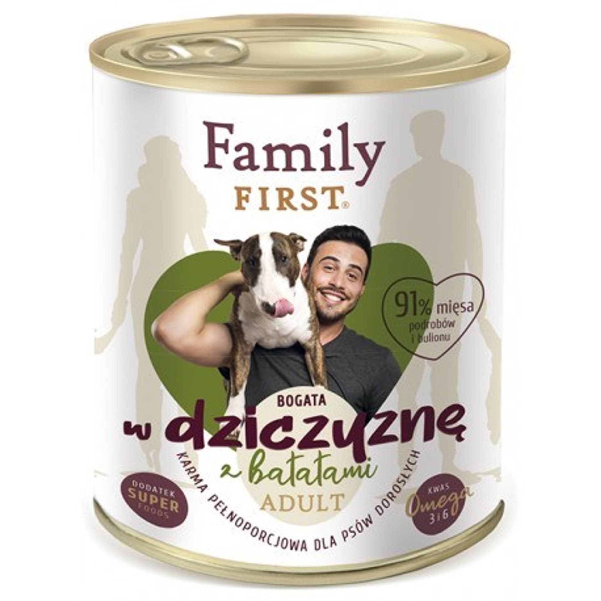 

FamilyFirst Bogata w dziczyznę+batat adult 800g
