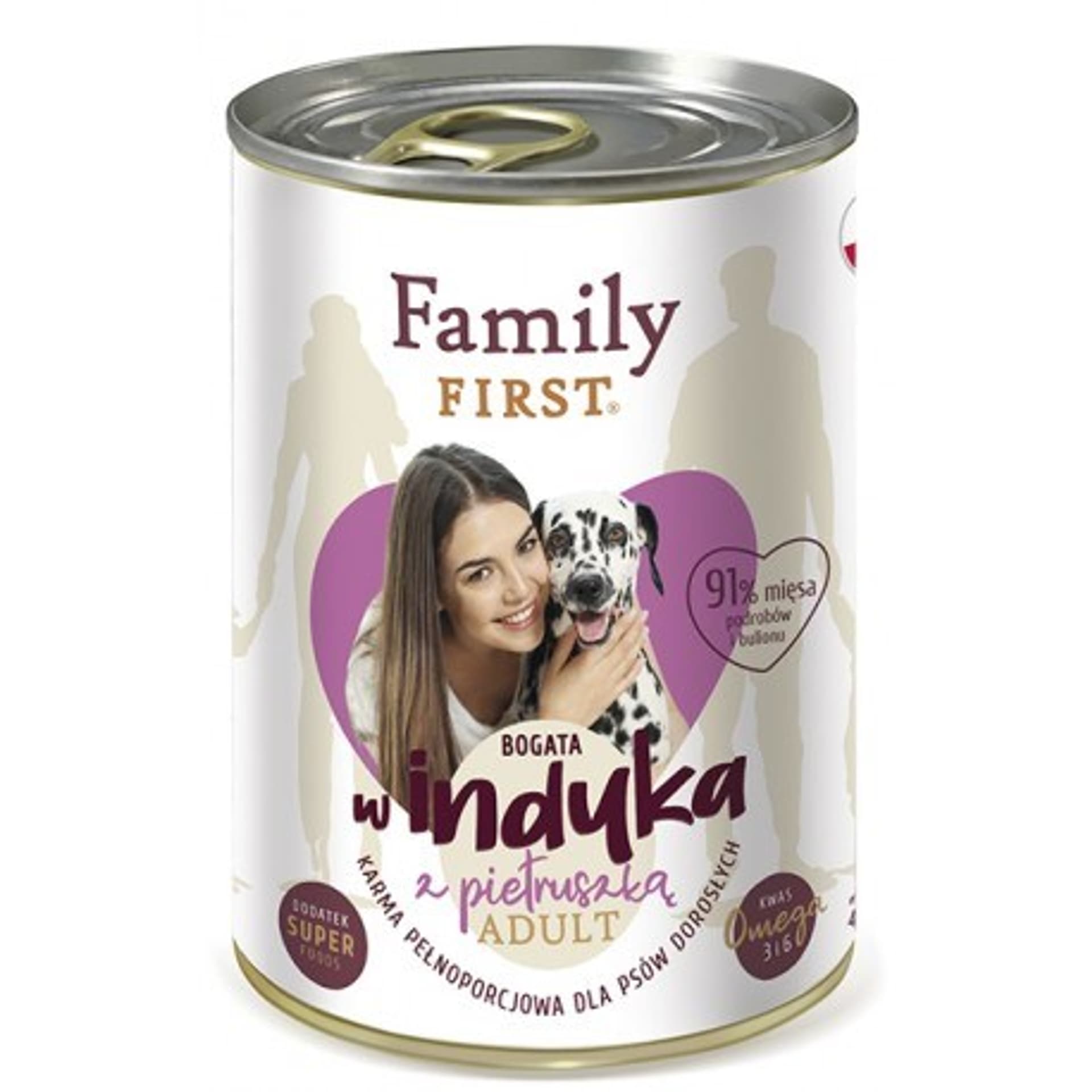 

FamilyFirst Bogata w indyka+pietruszka adult 400g