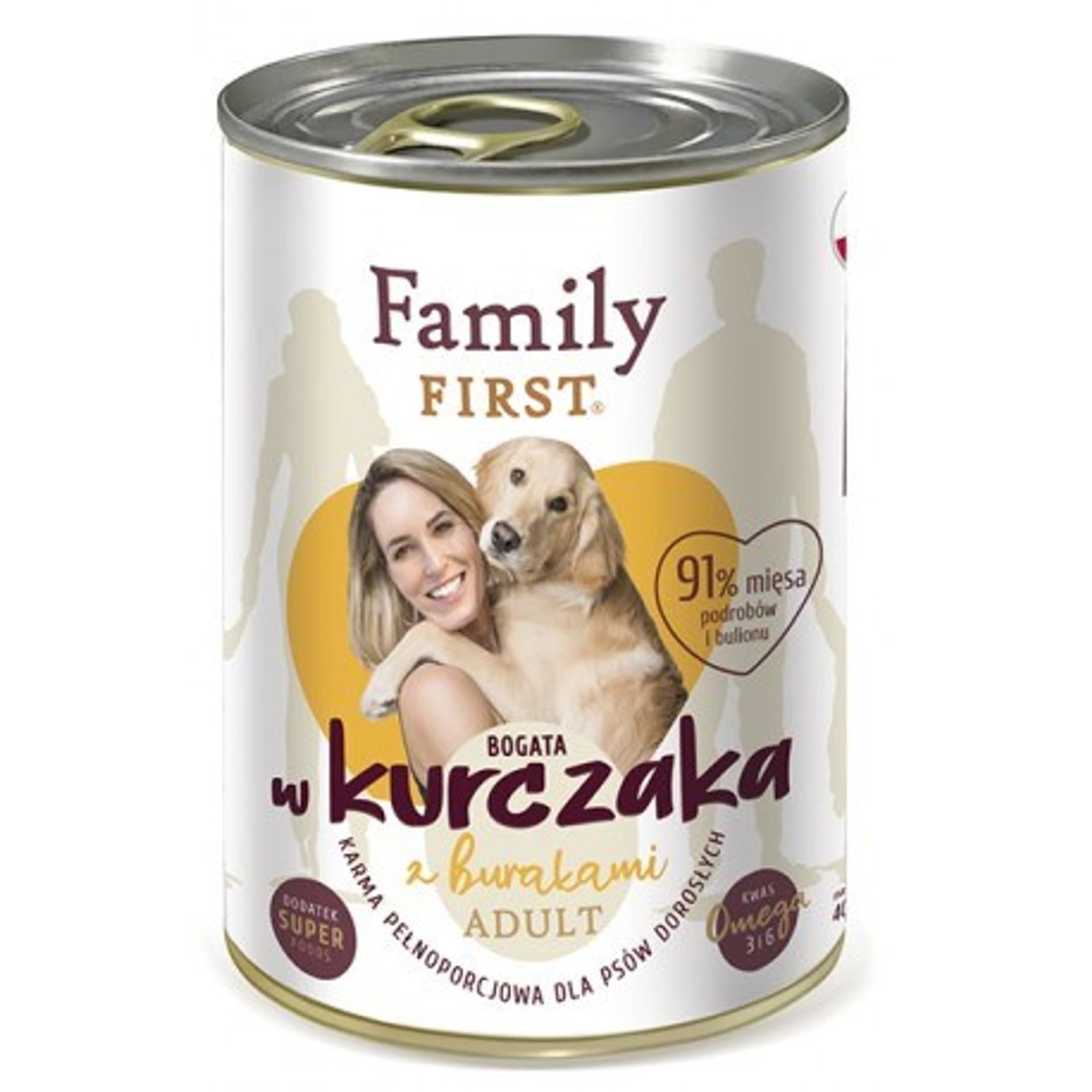 

FamilyFirst Bogata w kurczaka+burak adult 400g