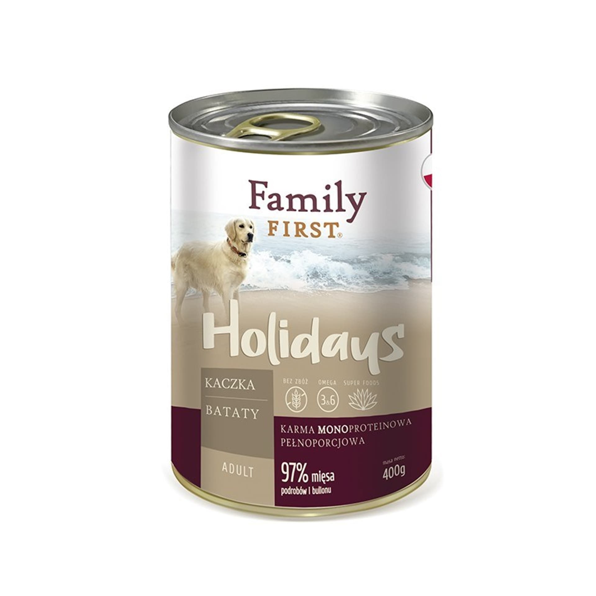 

FamilyFirst Kaczka+batat+monoproteina adult 400g