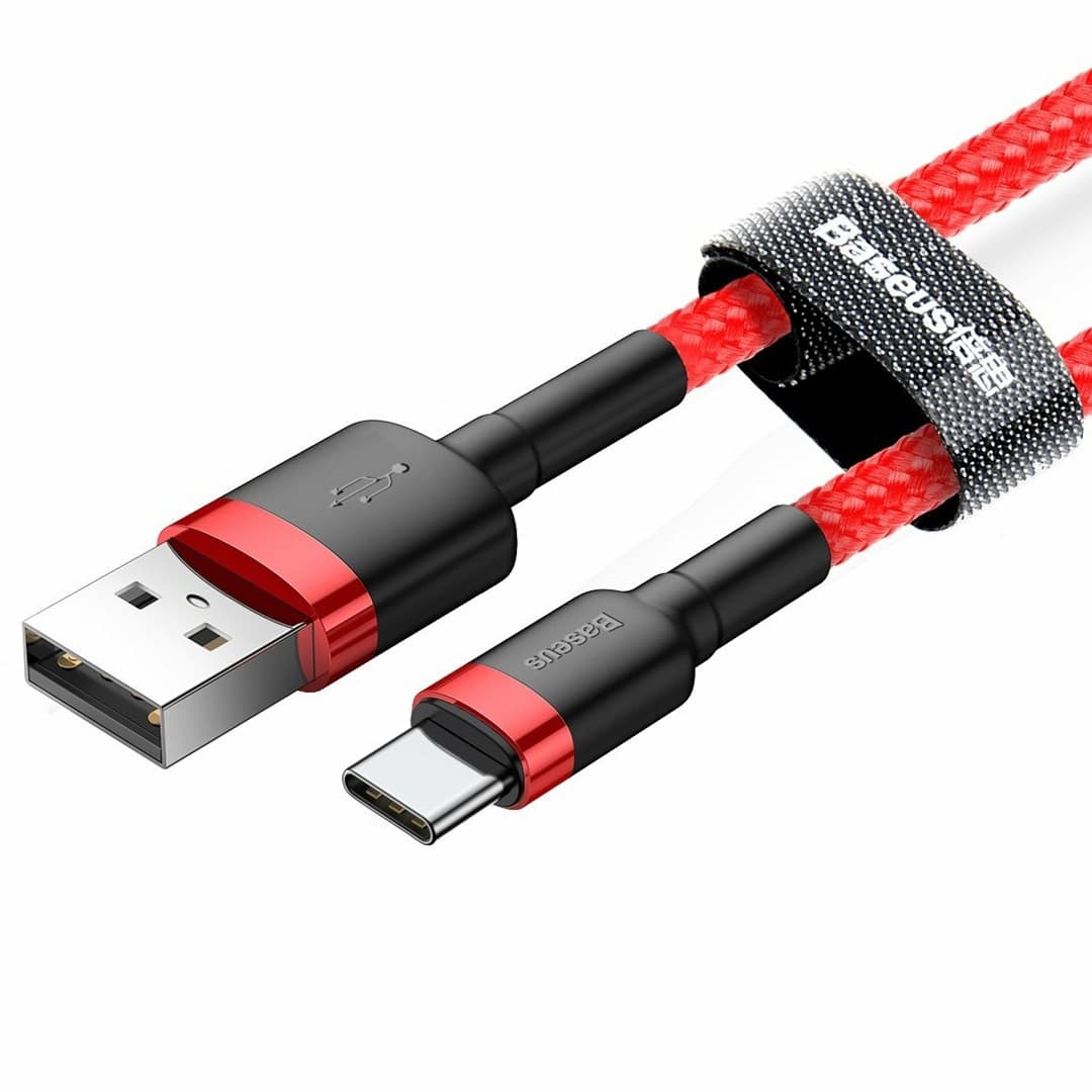 

BASEUS KABEL CAFULE 3A 1M (CZERWONO-CZARNY)