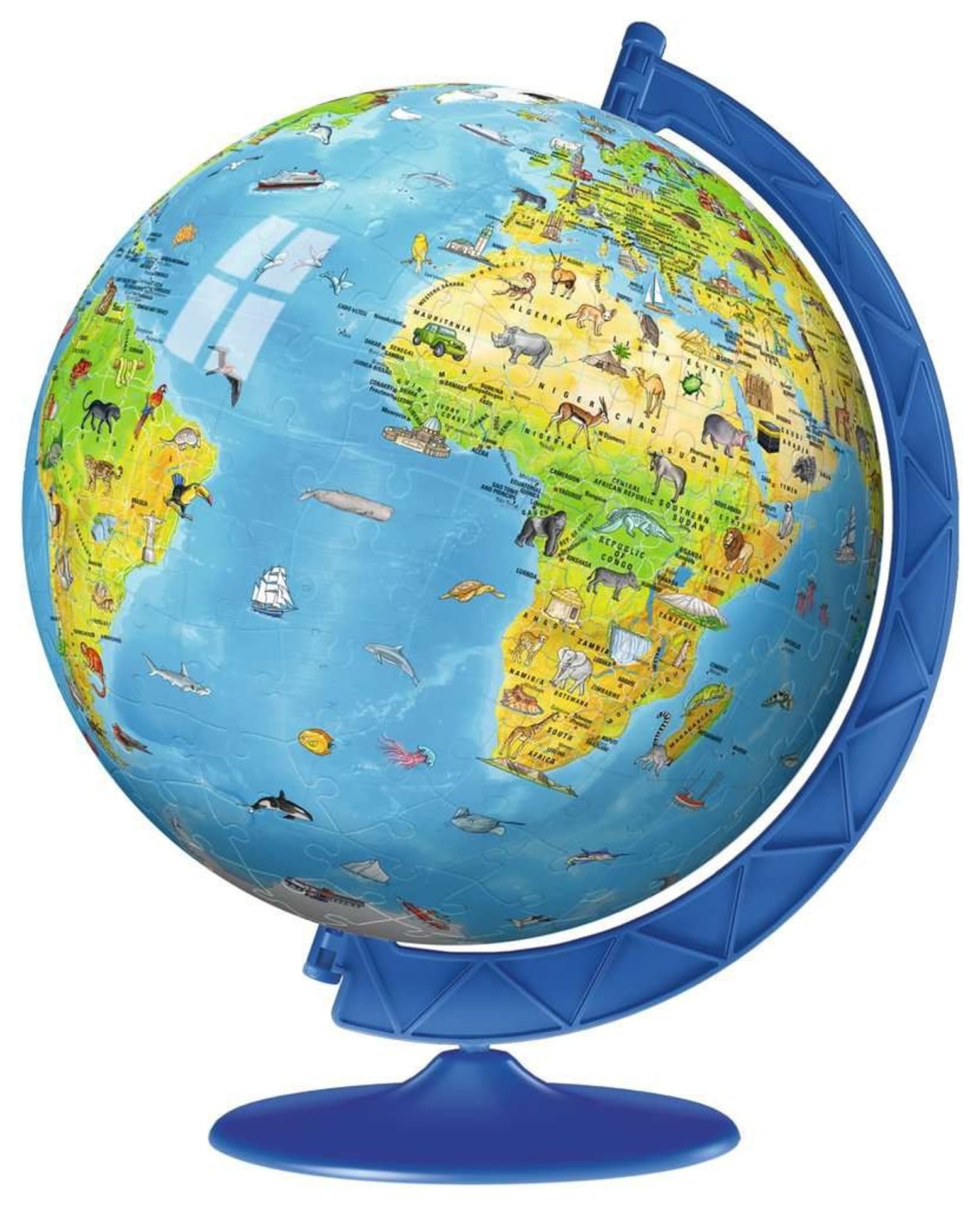 

Puzzle 180 elementów 3D Kula Dziecinny globus