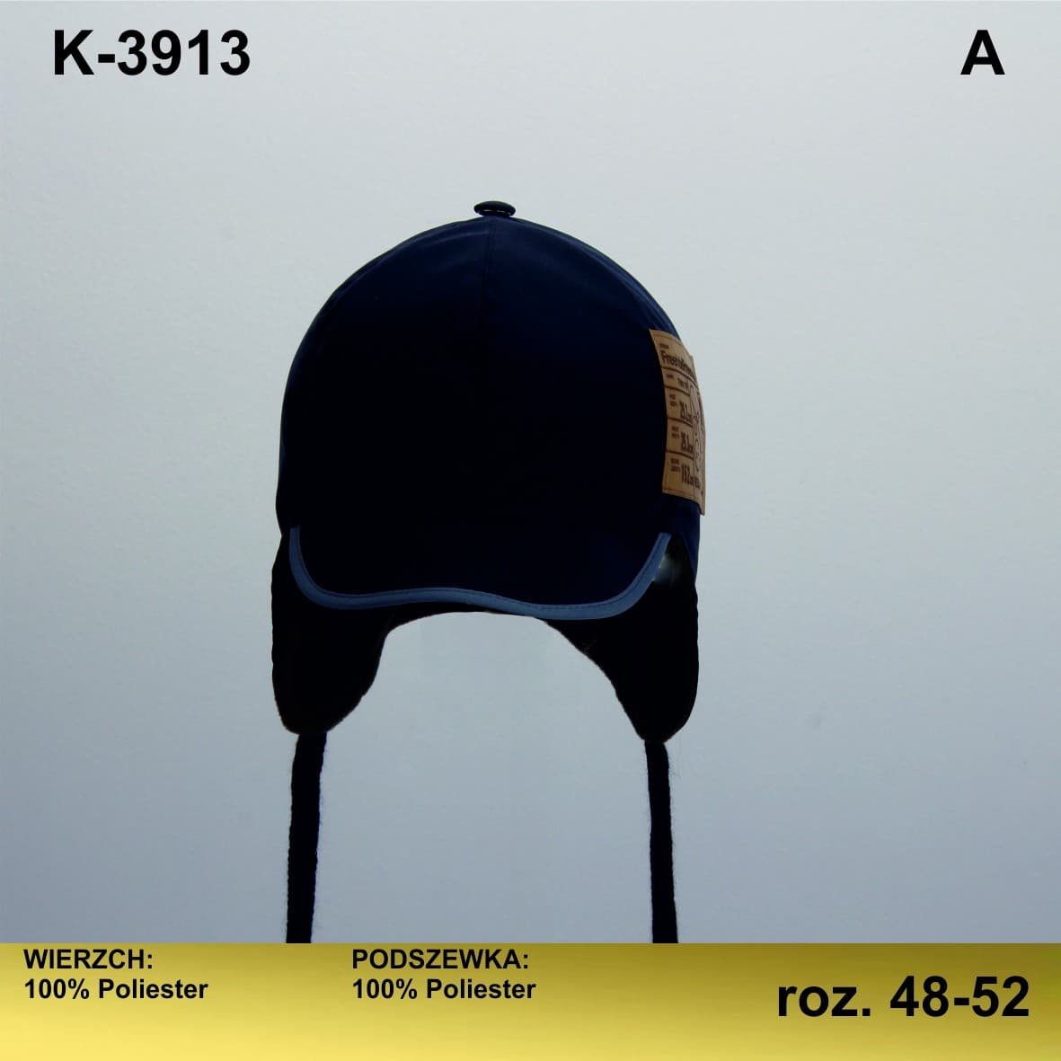 

CZAPKA ZIMOWA 3913 SALE (kolor wzór - chłopiec)