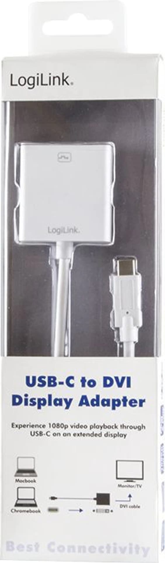 

Adapter LOGILINK USB C - DVI Biały UA0245A USB C - DVI