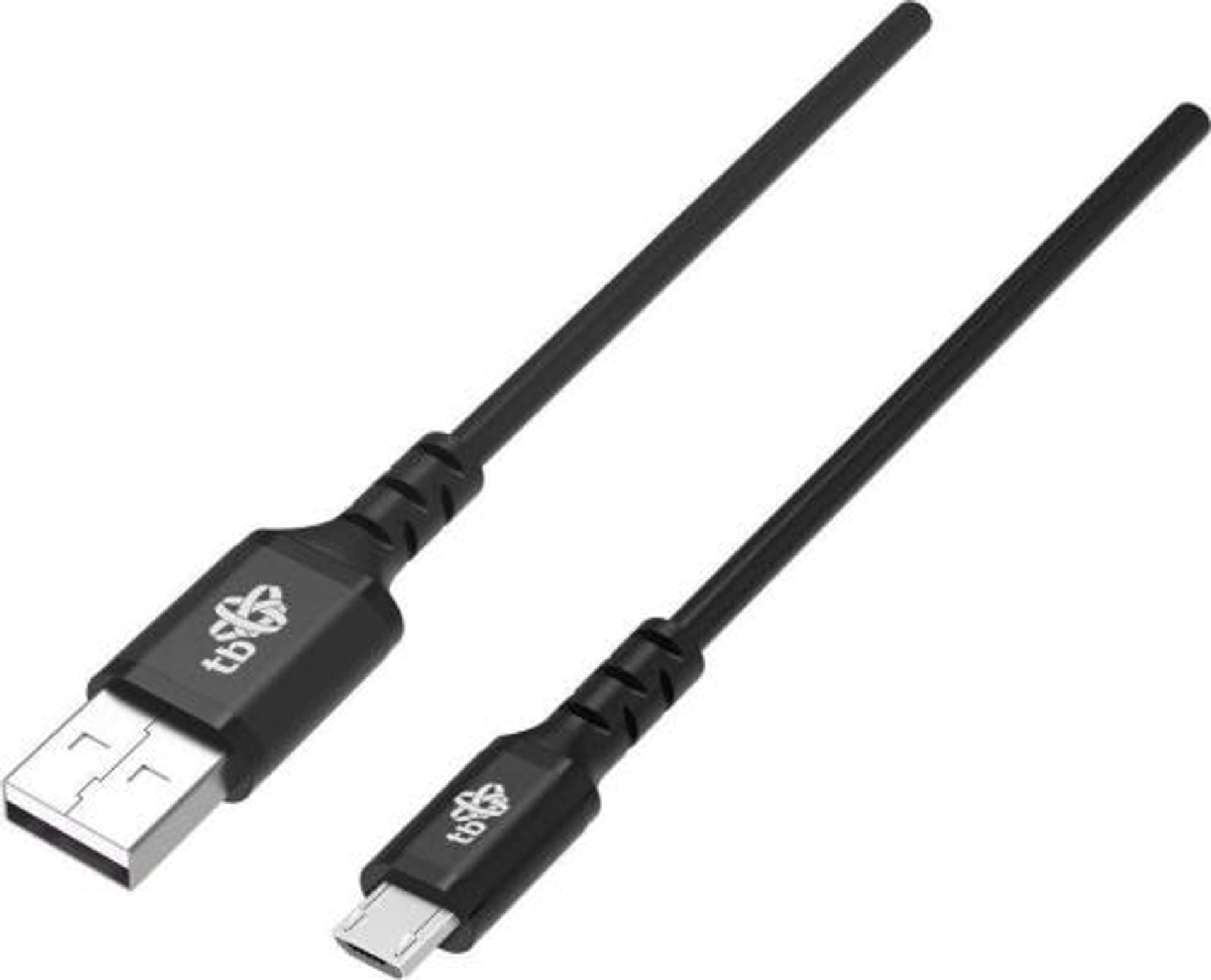 

Kabel USB-Micro USB 2m silikonowy czarny Quick Charge
