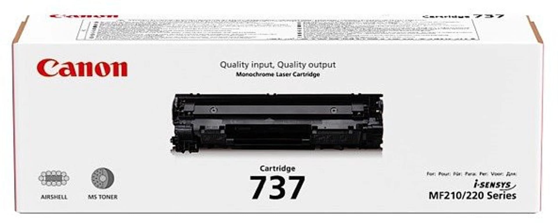 

Canon 737 Toner Cartridge, Black