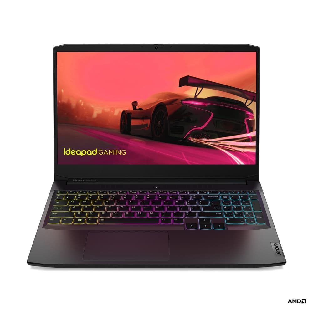 

Lenovo IdeaPad Gaming 3 15ACH6 AMD Ryzen 7 5800H 15.6" FHD IPS 250nits AG 8GB DDR4-3200 512GB SSD M.2 2280 PCIe 3.0x4 NVMe GeForce RTX 3050 4GB GDDR6 NoOs Shadow Black