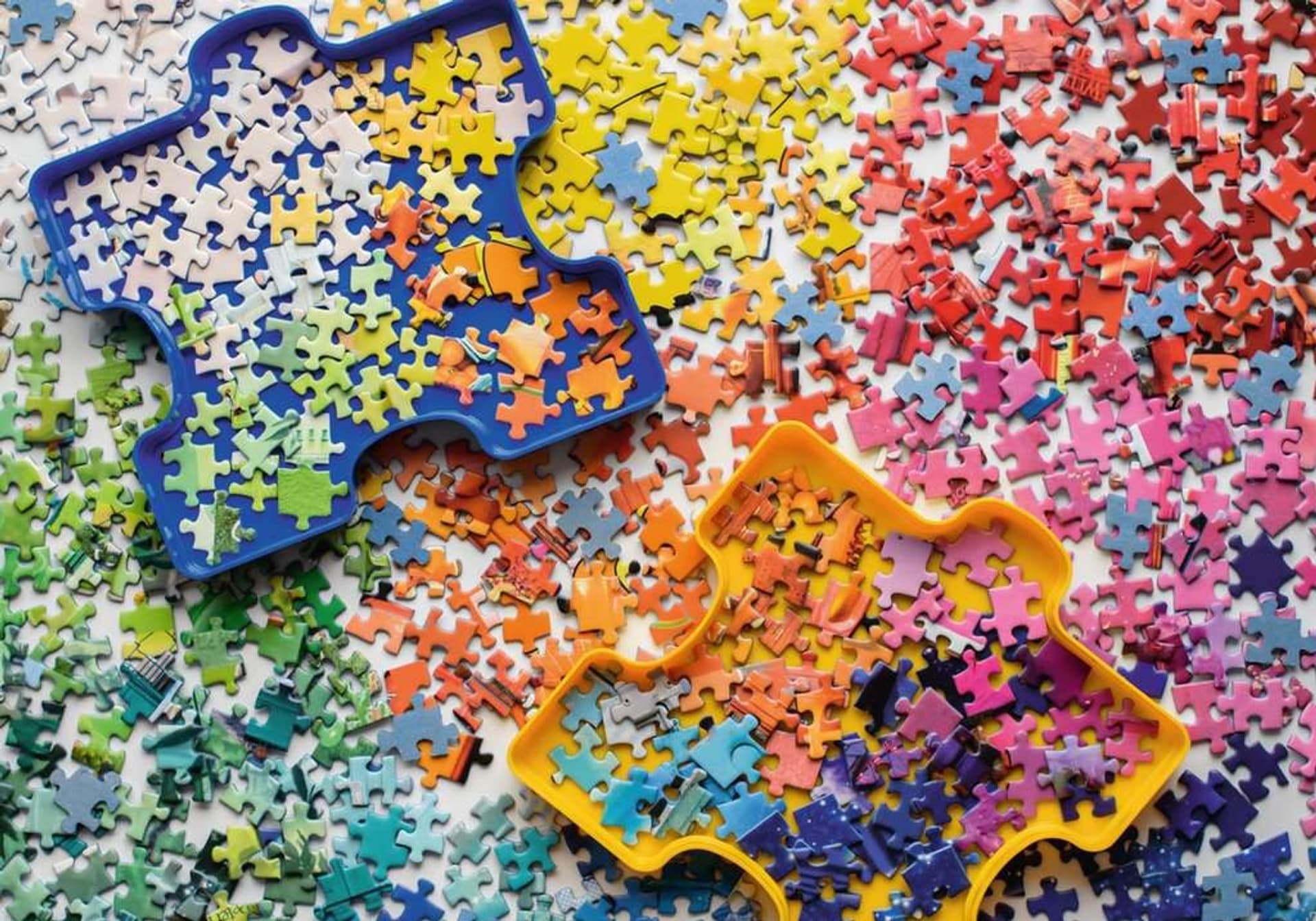 

Puzzle 1000 elementów Kolorowe części puzzli