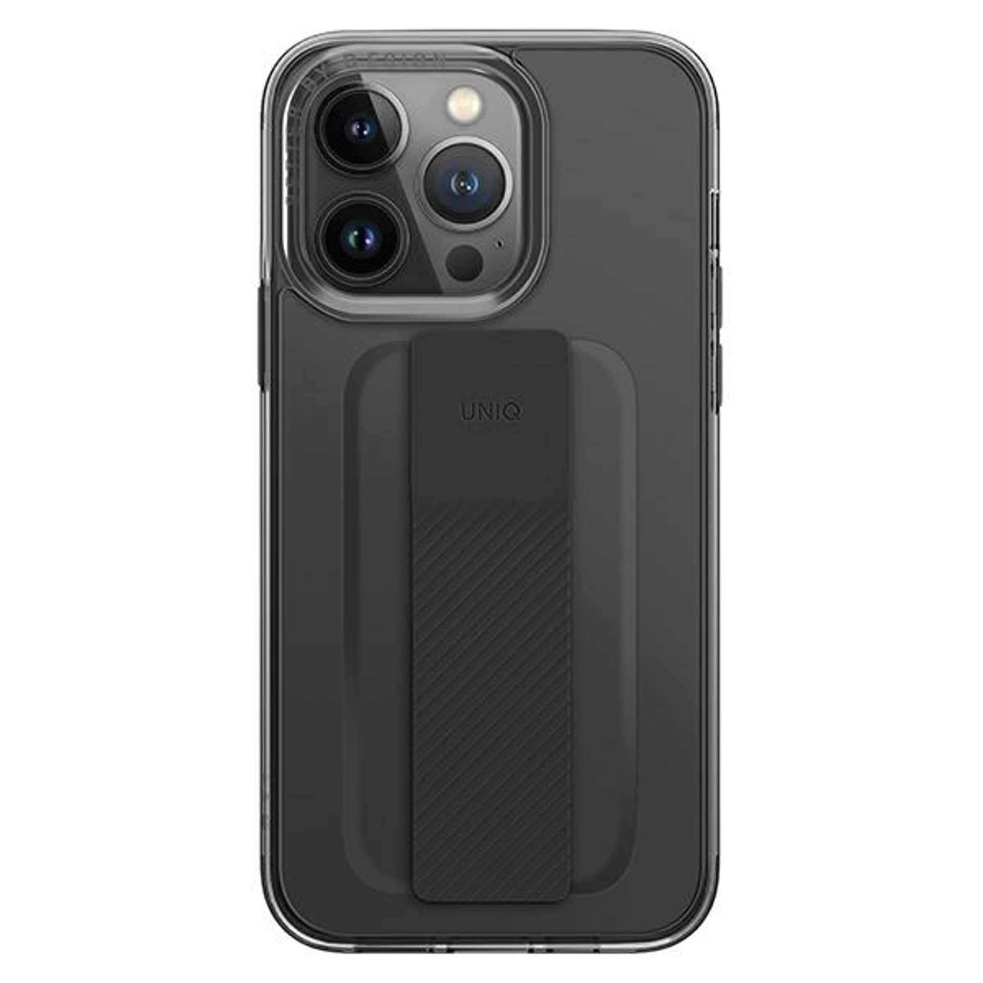

UNIQ etui Heldro Mount iPhone 14 Pro 6,1" szary/vapour smoke