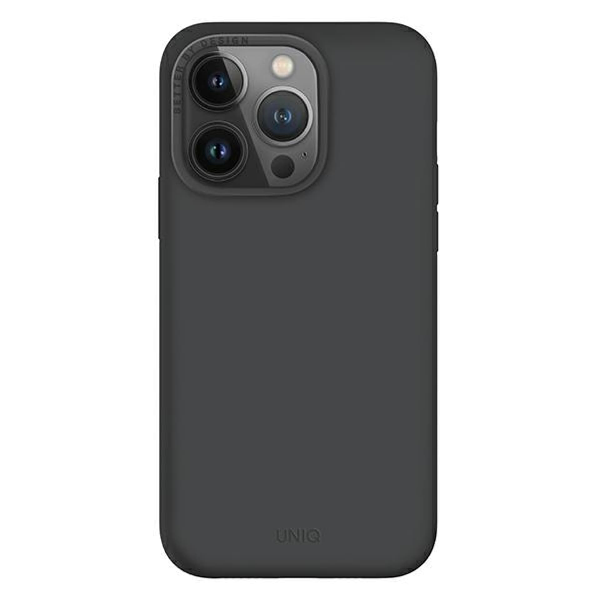 

UNIQ etui Lino Hue iPhone 14 Pro 6,1" Magclick Charging szary/charcoal grey