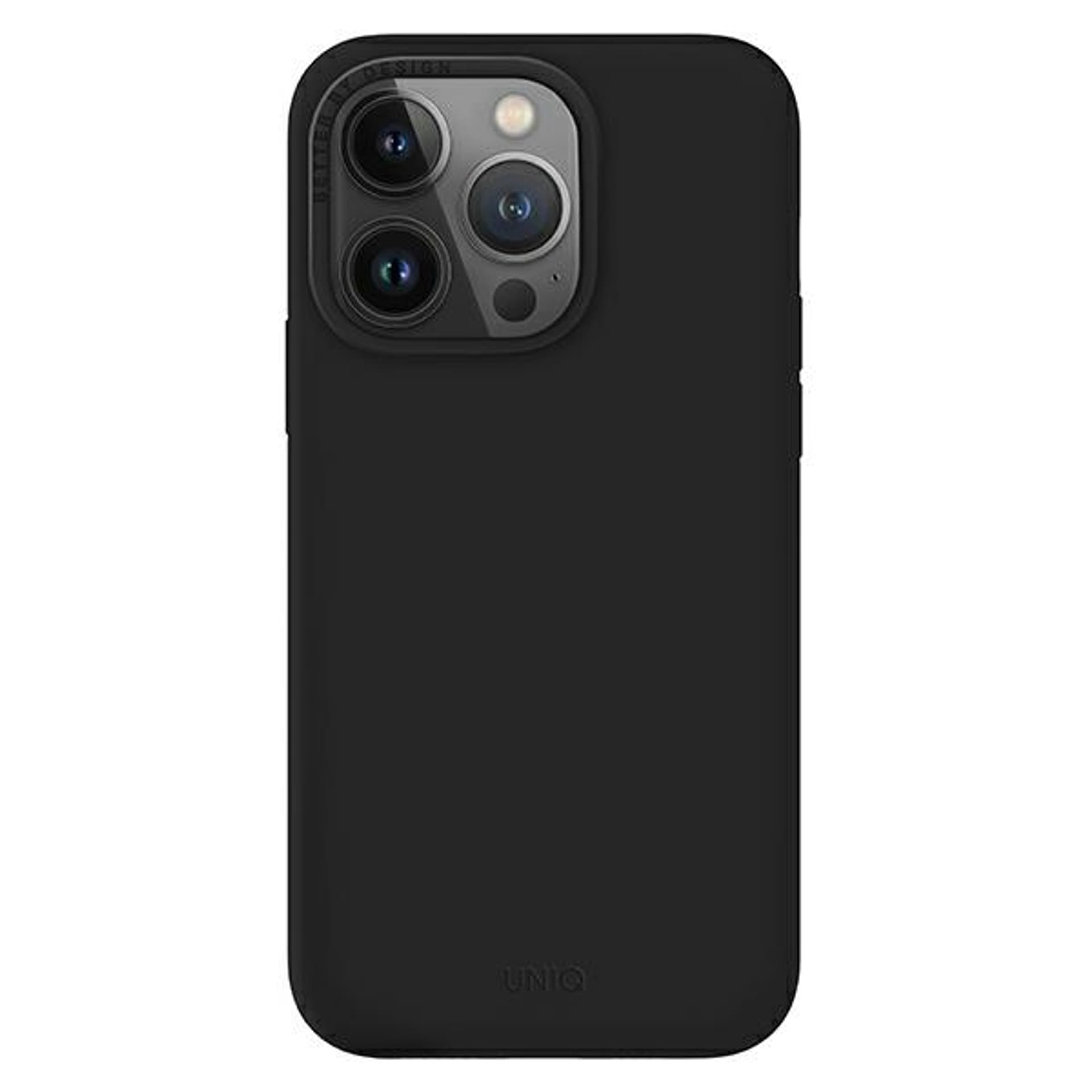 

UNIQ etui Lino iPhone 14 Pro Max 6,7" czarny/midnidght black