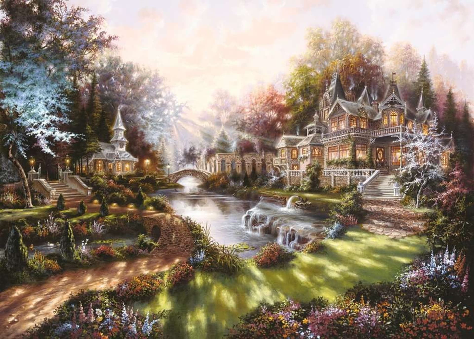 

Puzzle 1000 elementów W świetle poranka