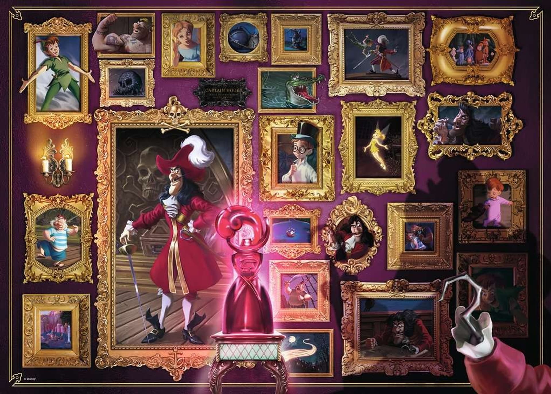 

Puzzle 1000 elementów Villainous, Kapitan Hook