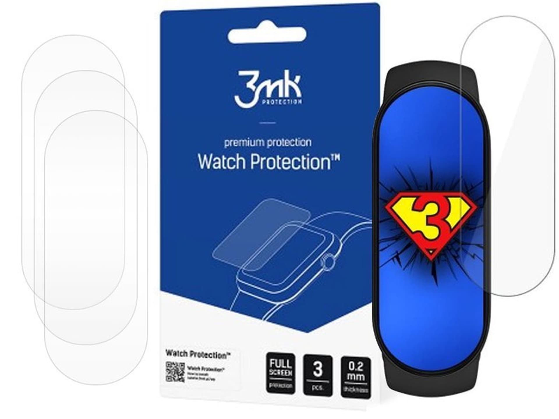 

3MK Folia ARC Xiaomi Mi Band 5 Watch Folia Fullscreen