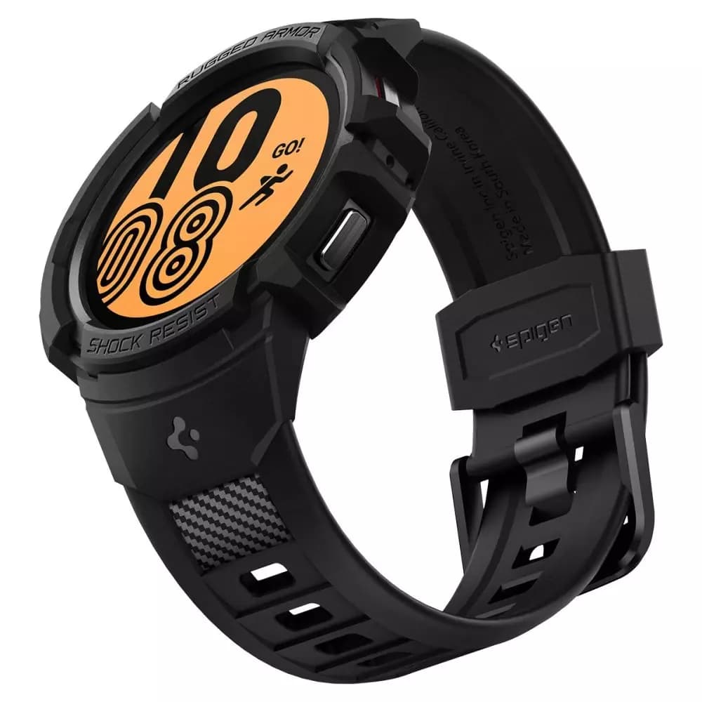 

Pasek sportowy Spigen Rugged Armor "Pro" do Samsung Galaxy Watch 4/5 (44mm) Black, 44mm) blac