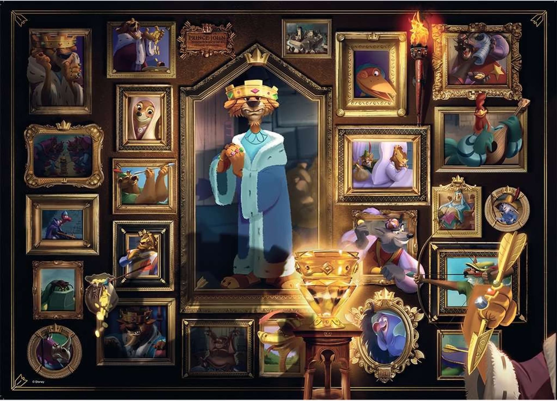 

Puzzle 1000 elementów Villainous, Król John