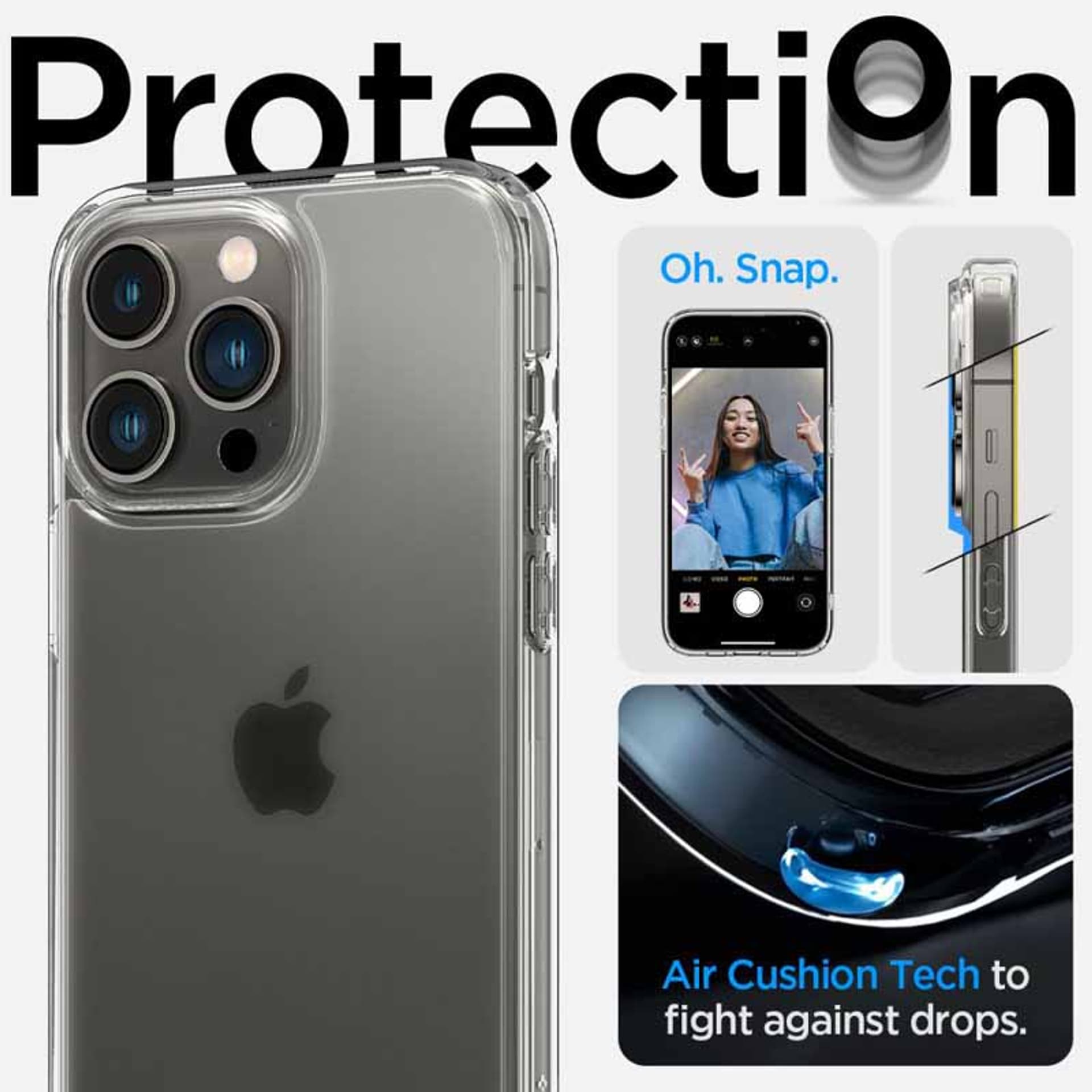 

Spigen Ultra Hybrid iPhone 14 Pro frost clear ACS04967