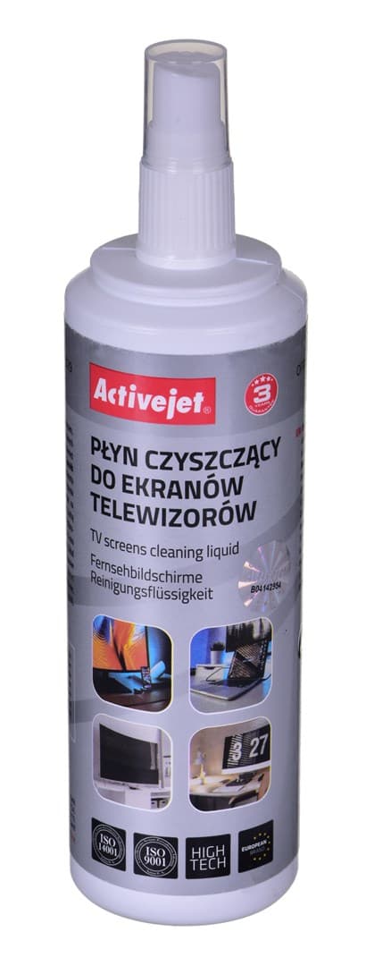 

Activejet AOC-029 Płyn czyszczący do ekranów telewizorów 250 ml