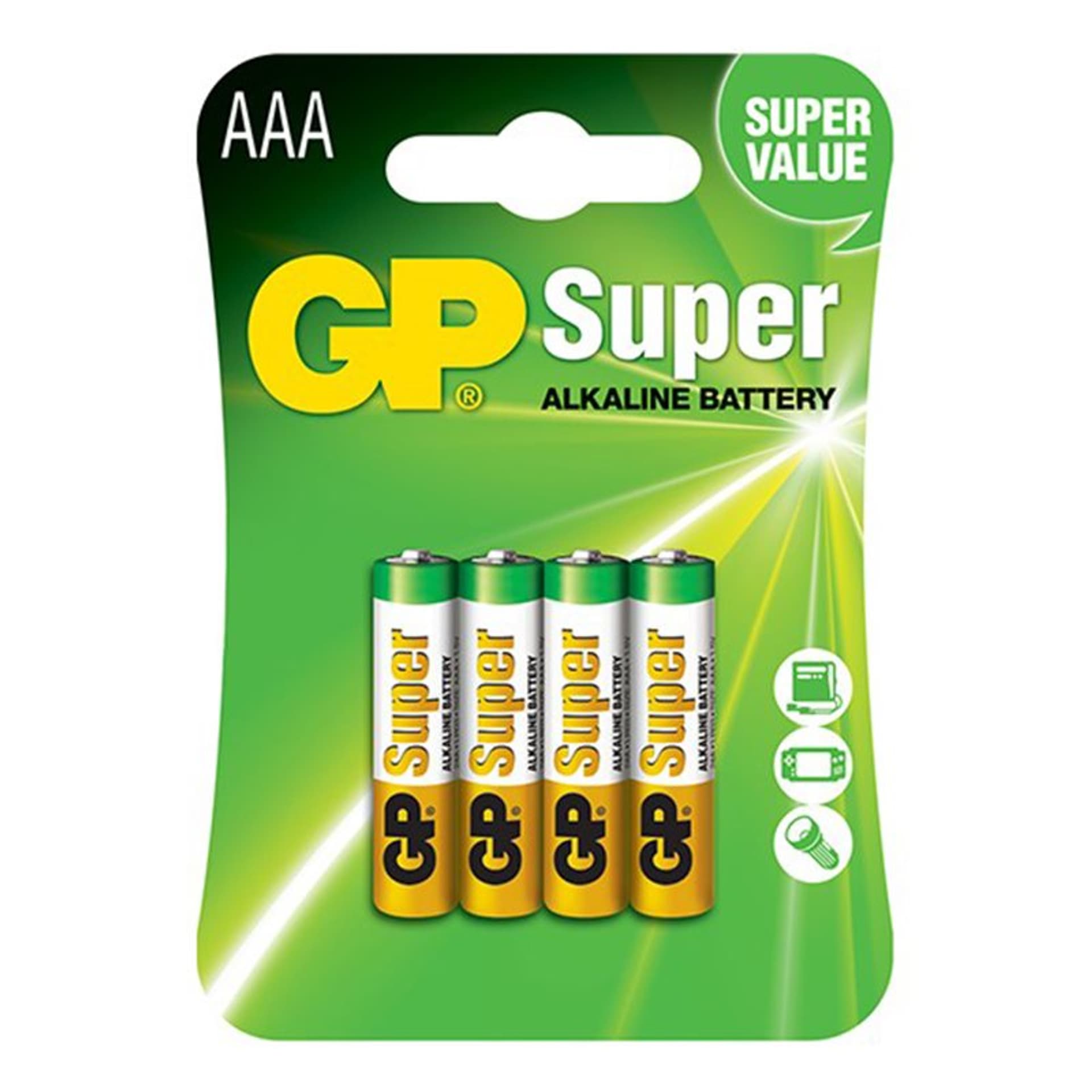 

BATERIA SUPER ALKALINE AAA 1.5V 4 SZTUK