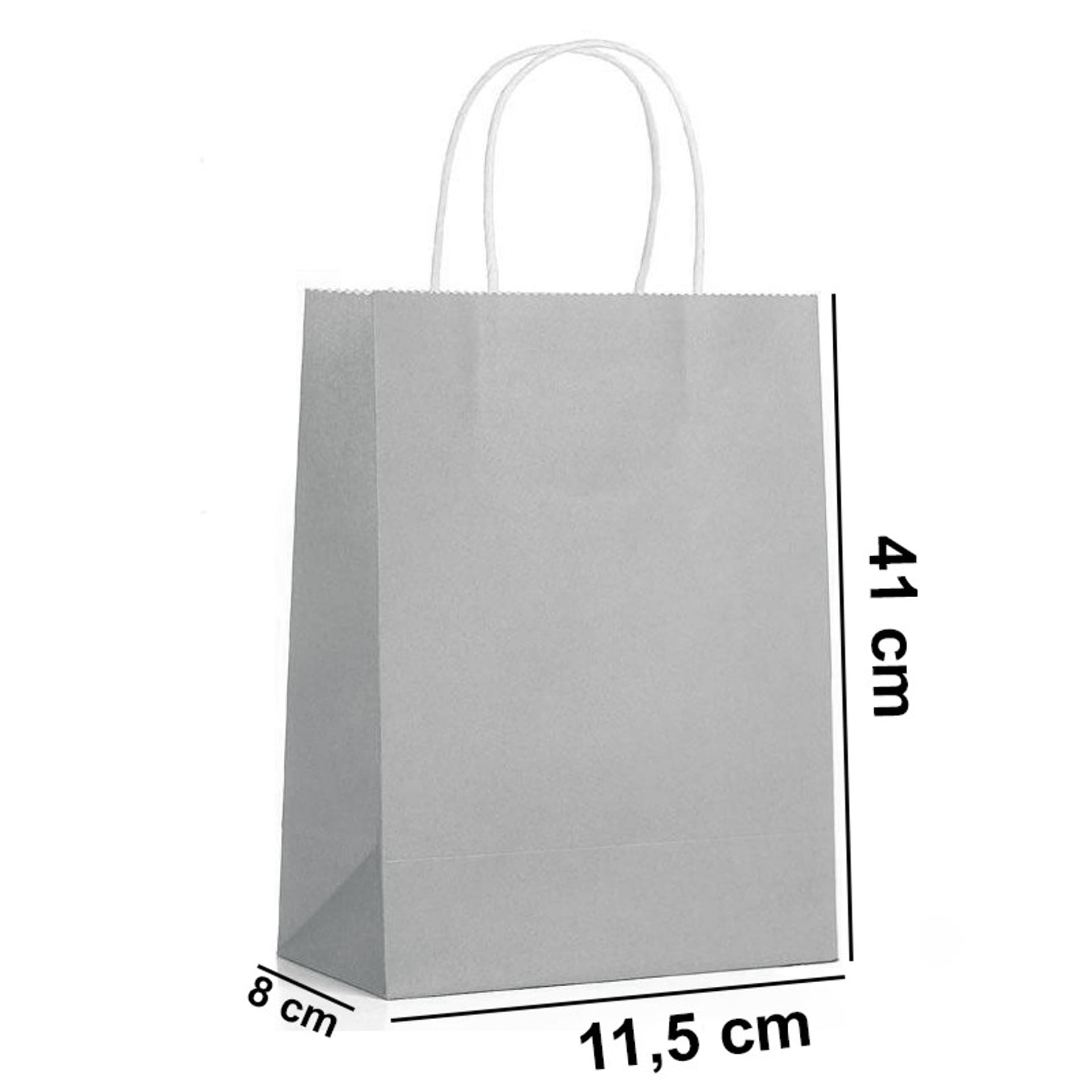 

Torba papierowa duża szara GF02