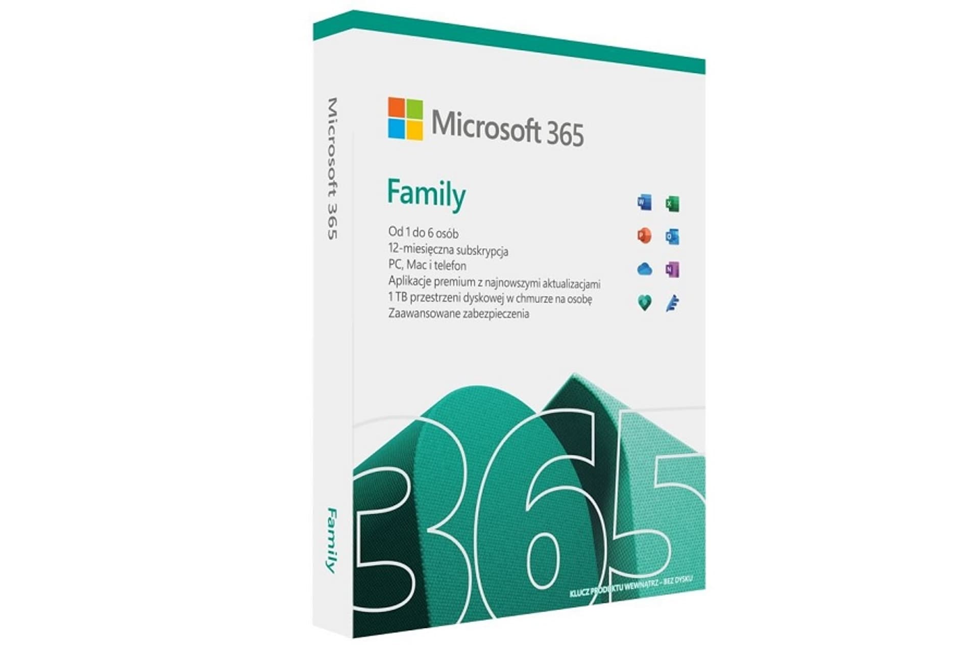 

Microsoft 365 Family PL P8 1Y Win/Mac 6GQ-01593 Zastępuje P/N: 6GQ-01161