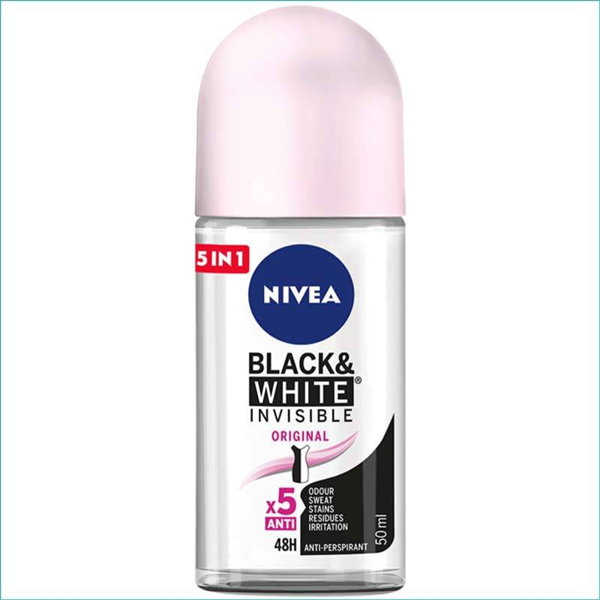 

Nivea Black&White Original Antyperspirant roll-on 50 ml