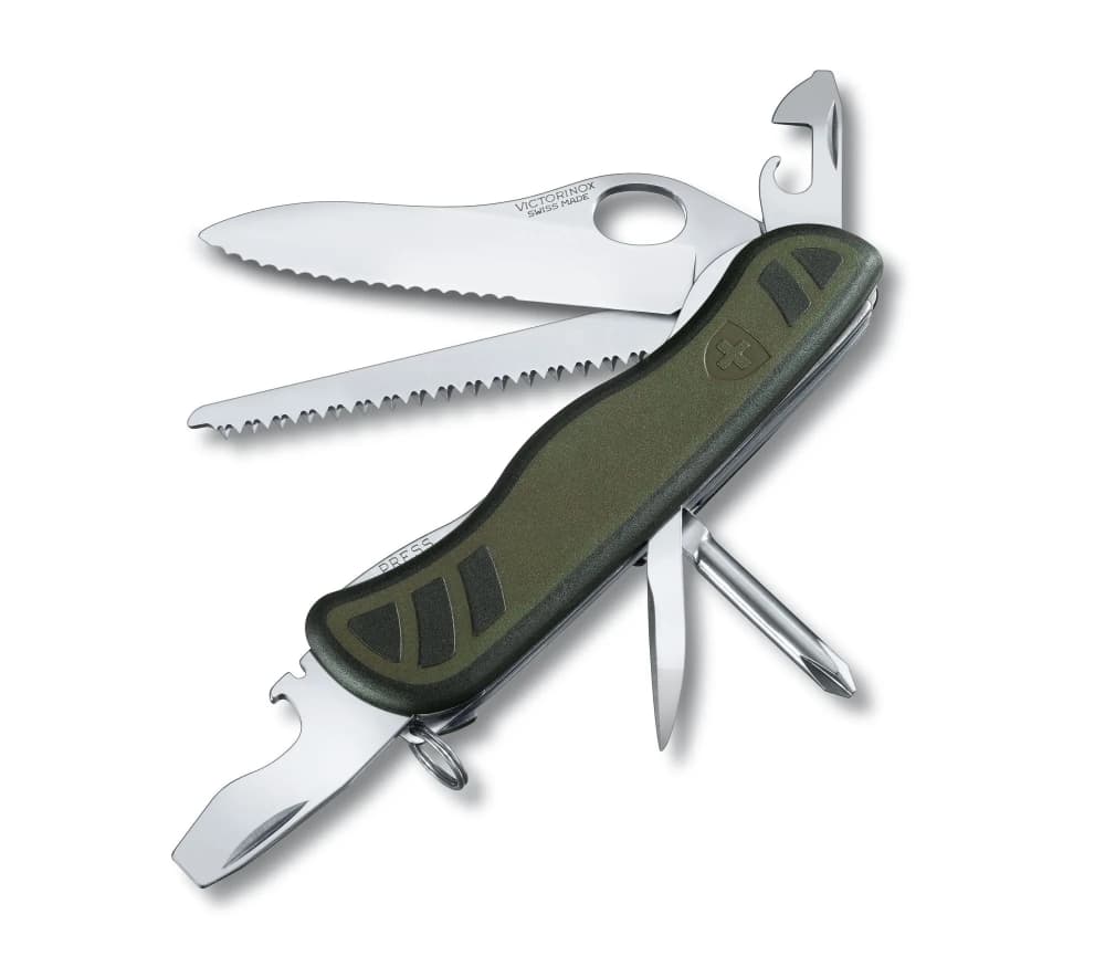 

Scyzoryk Victorinox Swiss Soldier's, 111mm, kompozyt, zielono-czarny