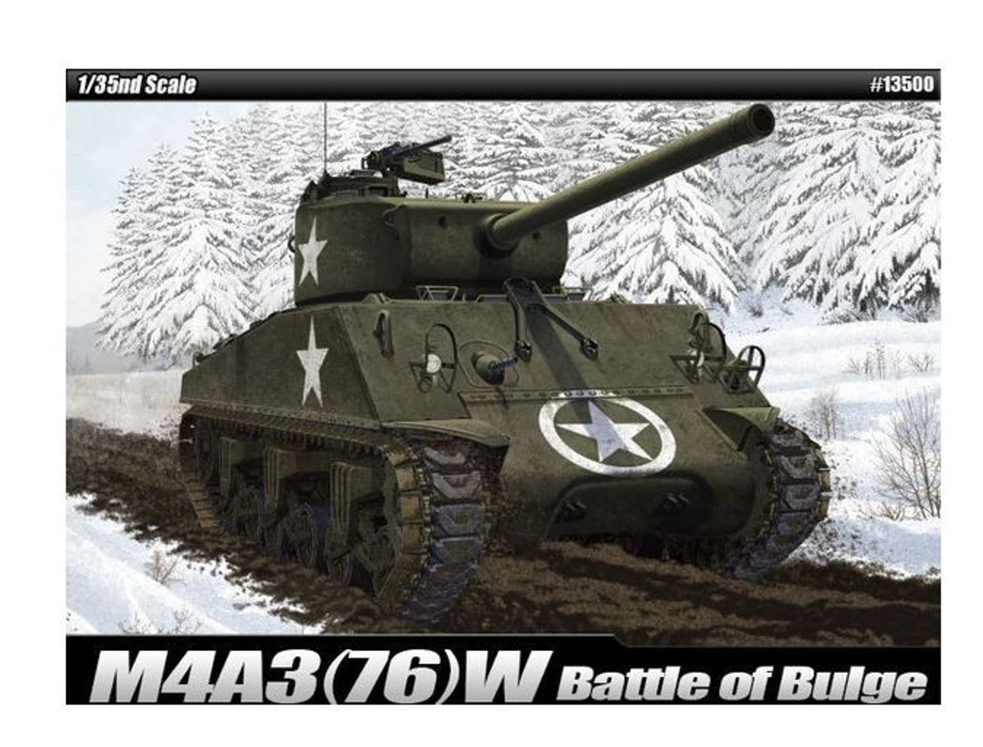 

Model do sklejania M4A3(76)W US Army Battle of Bulge, 76)w us army battle of bulg