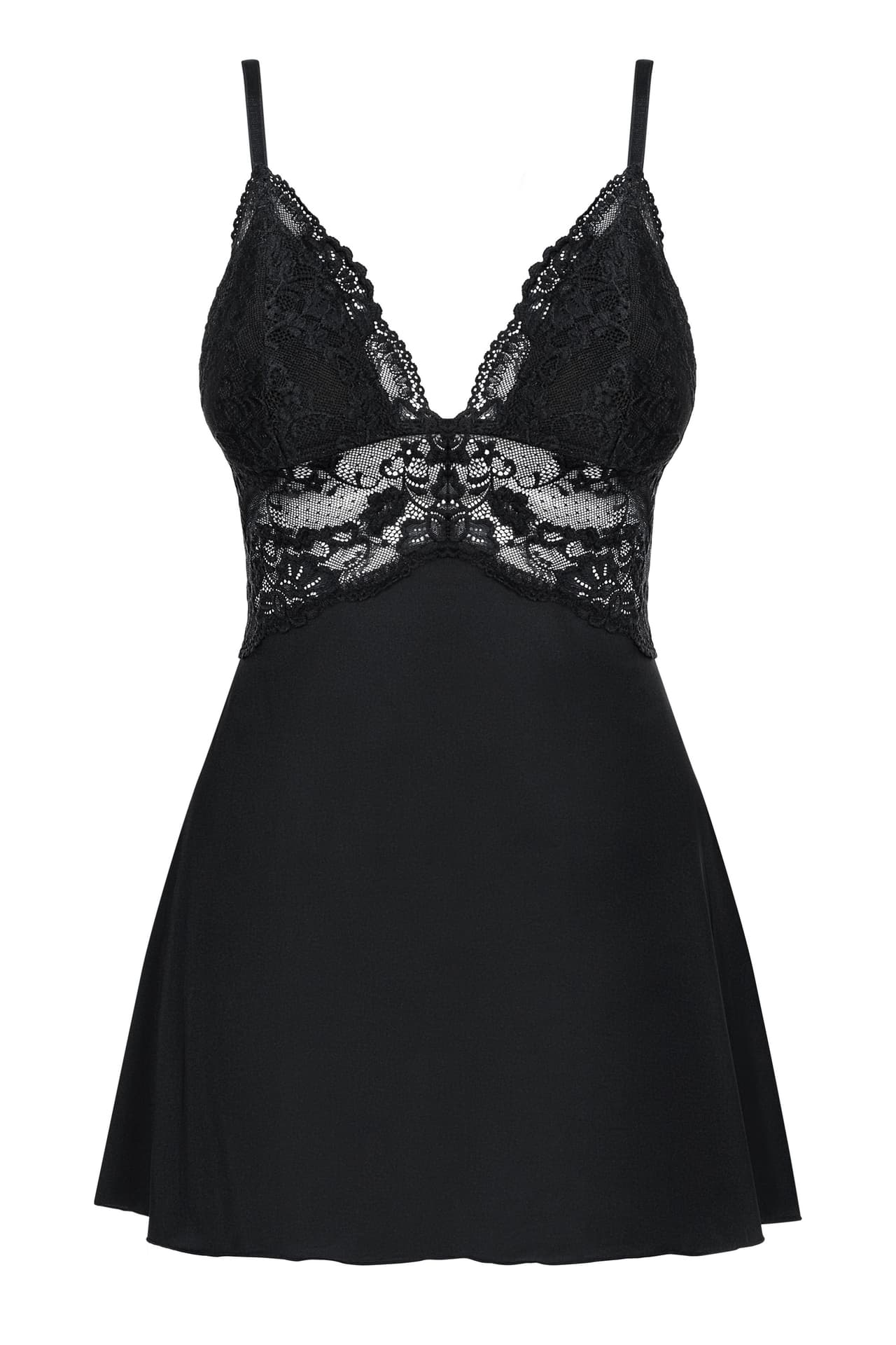 

KOMPLET 810-BAB-1 BABYDOLL (kolor czarny, rozmiar S/M)