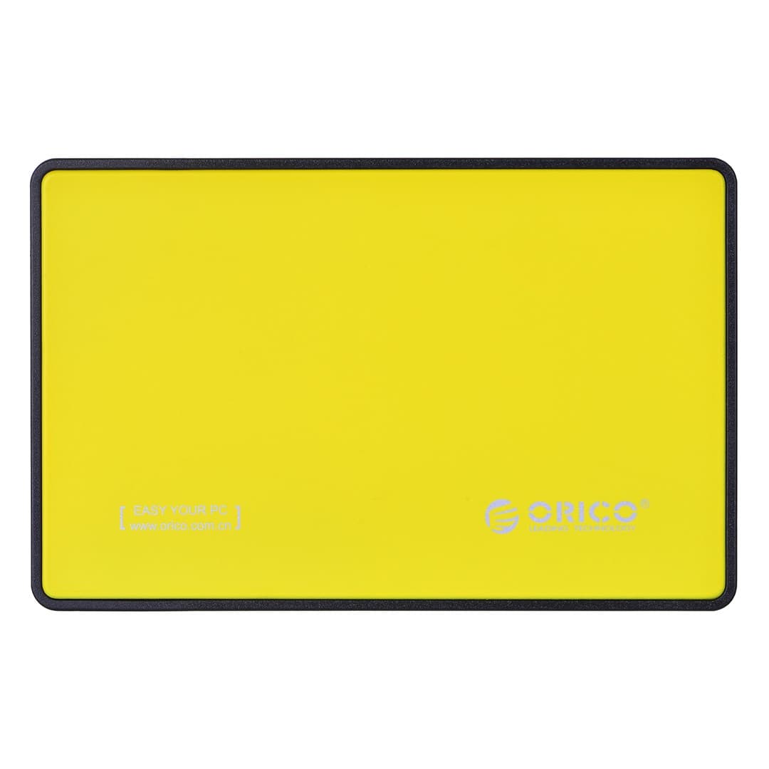 

ORICO OBUDOWA HDD/SSD 2,5", USB-A 3.1, ALU, ŻÓŁTA