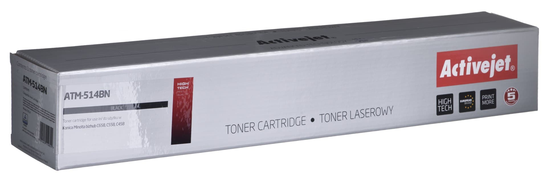 

Toner Activejet ATM-514BN (zamiennik Konica Minolta TN514K; Supreme; 28000 stron; czarny)