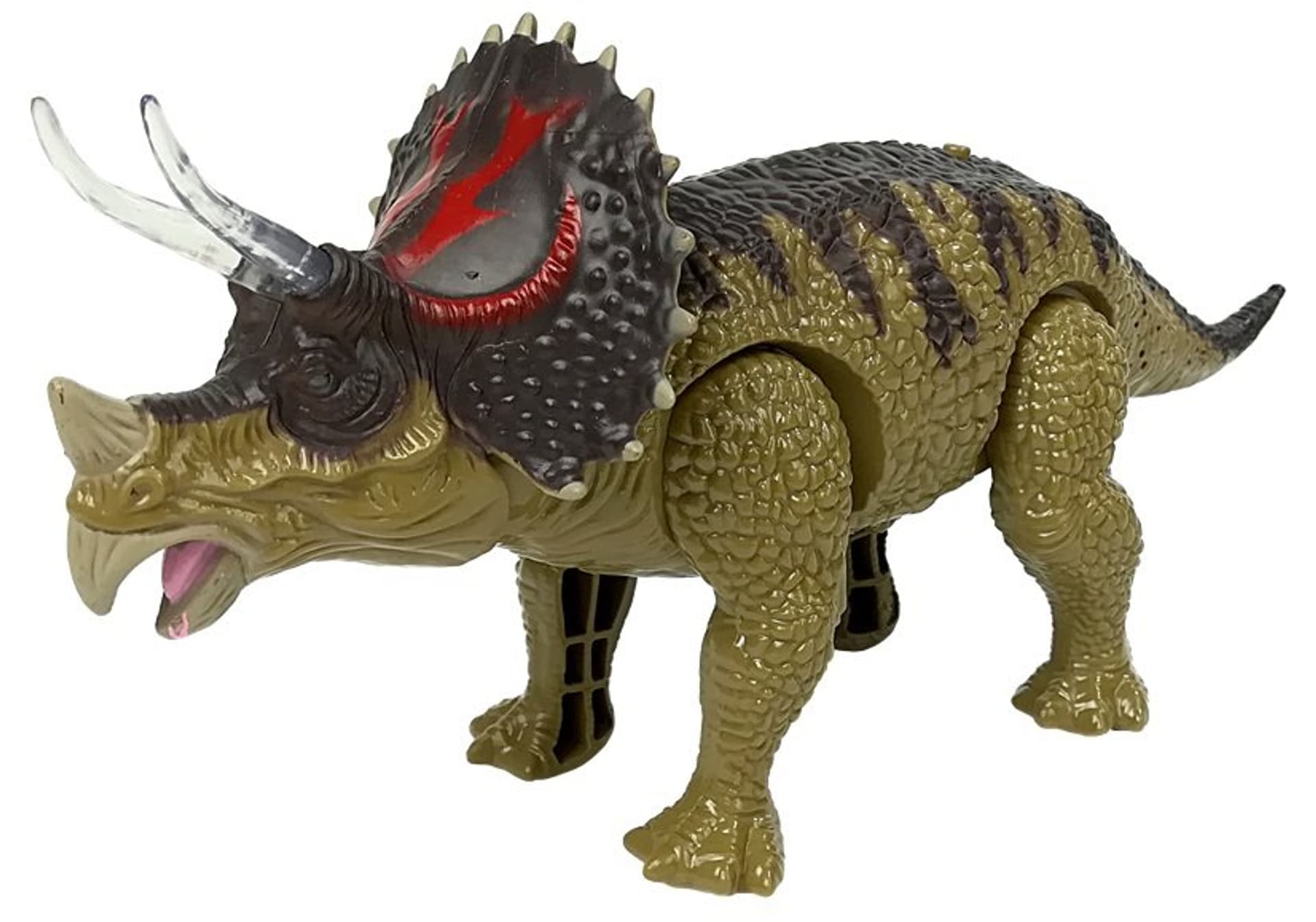 

Dinozaur Triceratops Zielony Na Baterie