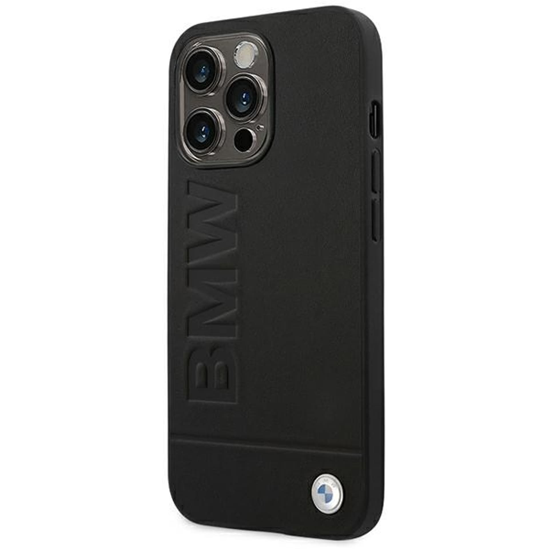 

Etui BMW BMHCP14LSLLBK iPhone 14 Pro 6,1" czarny/black Leather Stamp