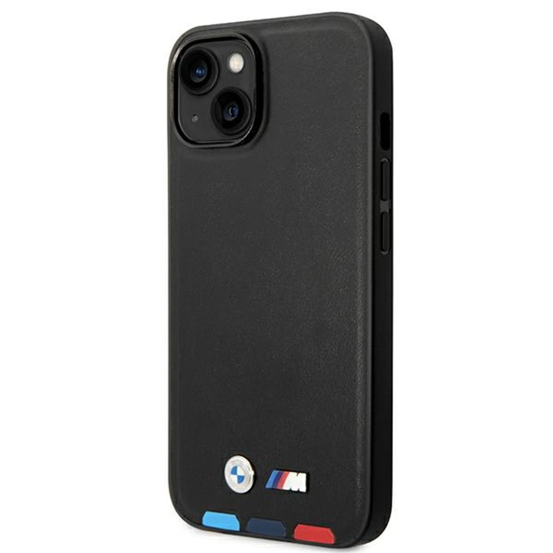 

Etui BMW BMHCP14S22PTDK iPhone 14 6,1" czarny/black Leather Stamp Tricolor