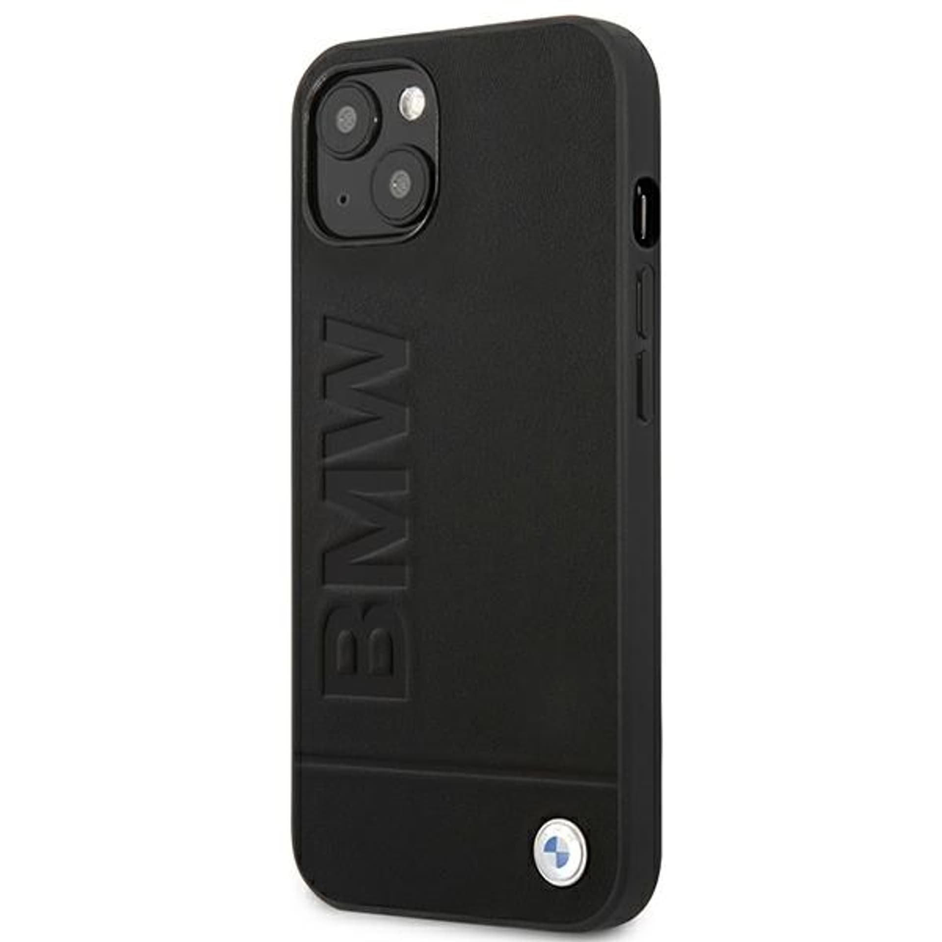

Etui BMW BMHCP14SSLLBK iPhone 14 6,1" czarny/black Leather Stamp
