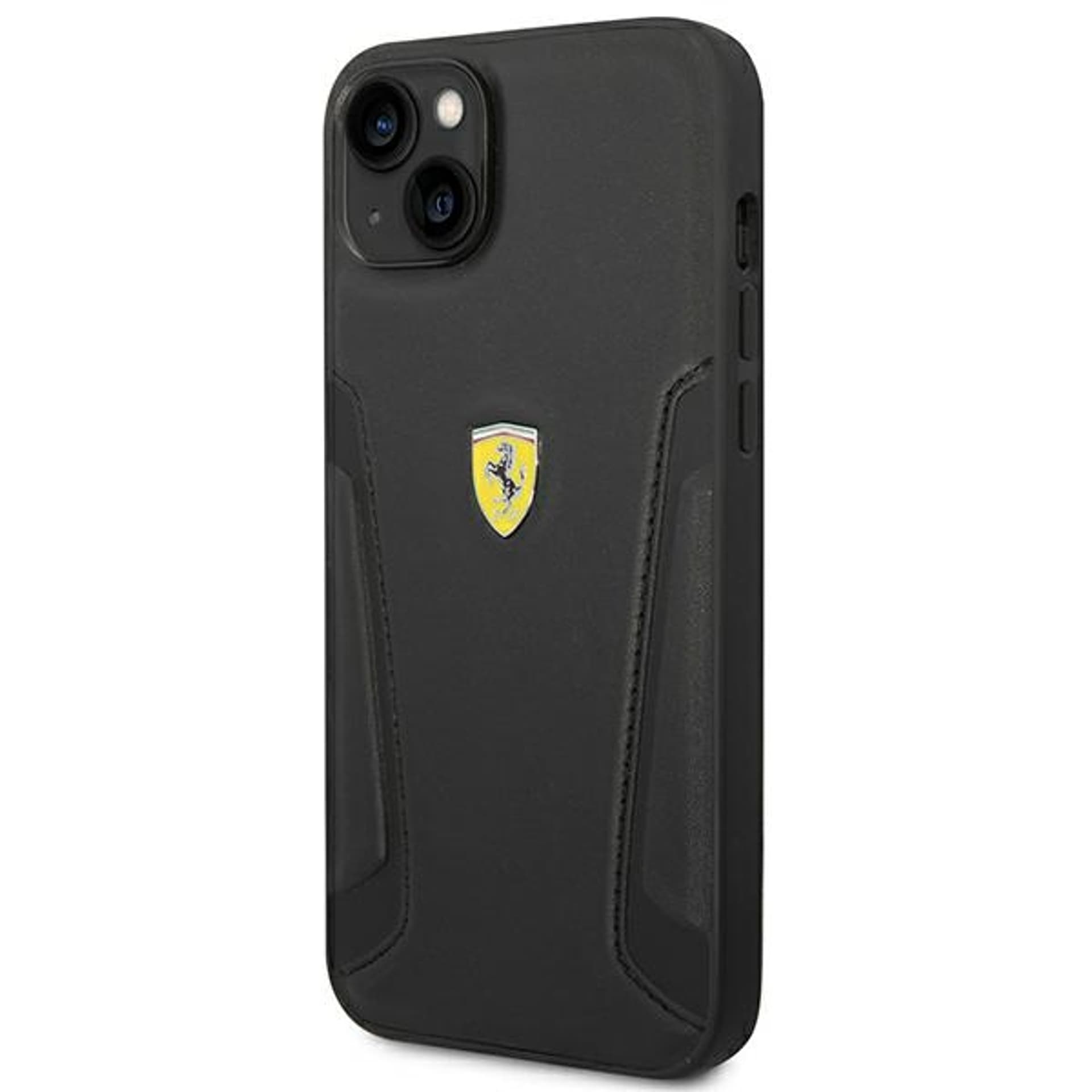 

Ferrari FEHCP14SRBUK iPhone 14 6,1" czarny/black hardcase Leather Stamp Sides
