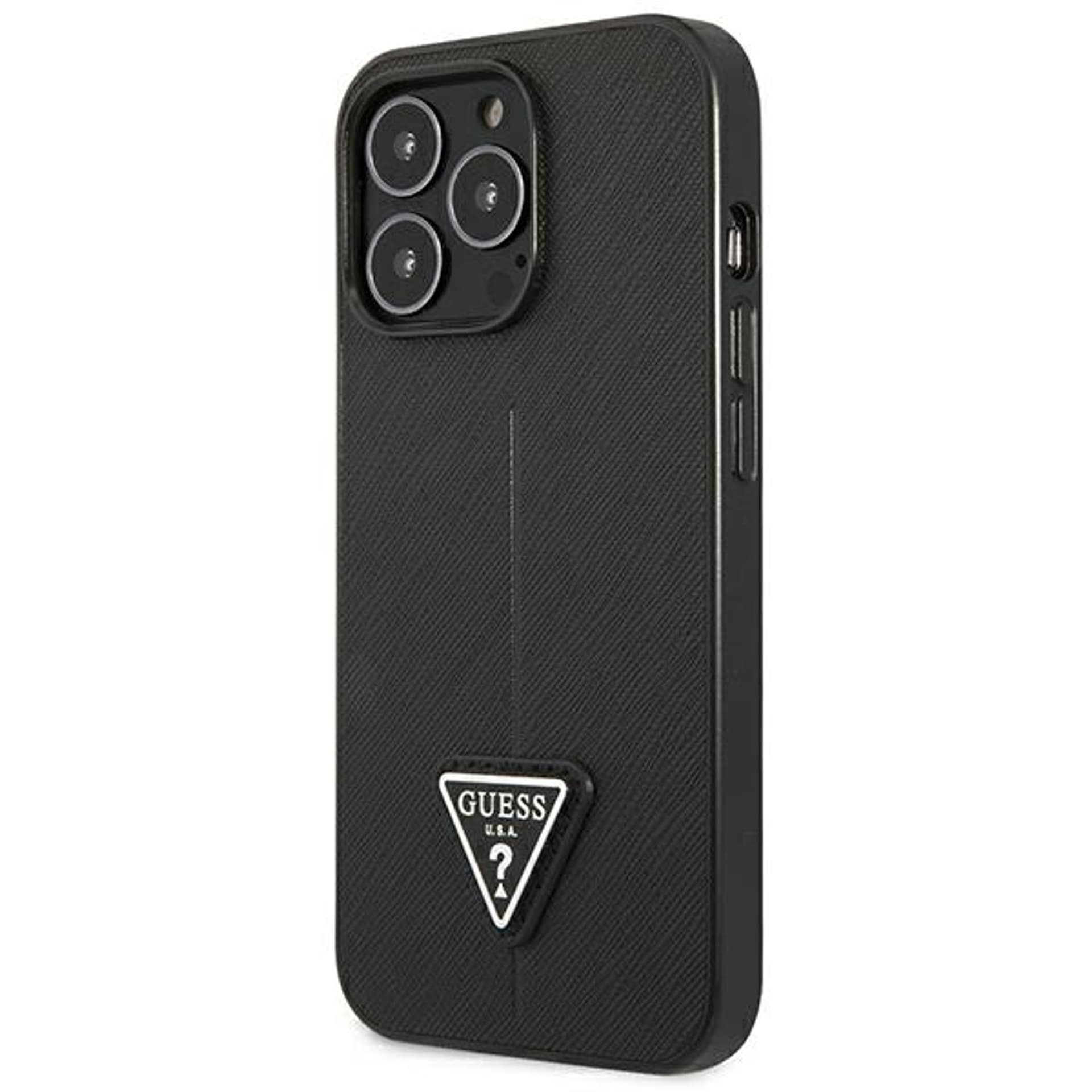 

Guess GUHCP14LPSATLK iPhone 14 Pro 6,1" czarny/black hardcase SaffianoTriangle Logo