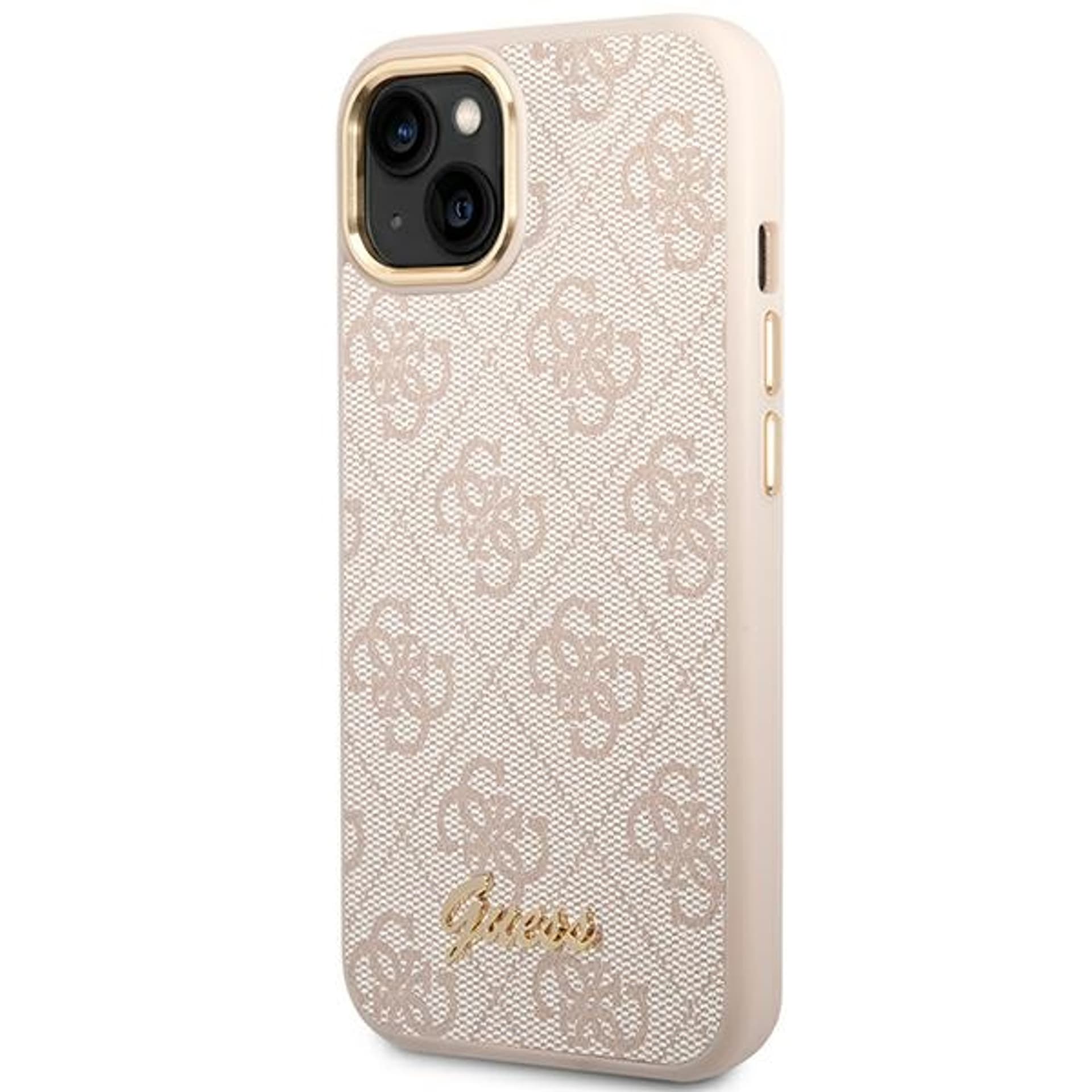 

Guess GUHCP14MHG4SHP iPhone 14 Plus 6,7" różowy/pink hard case 4G Vintage Gold Logo
