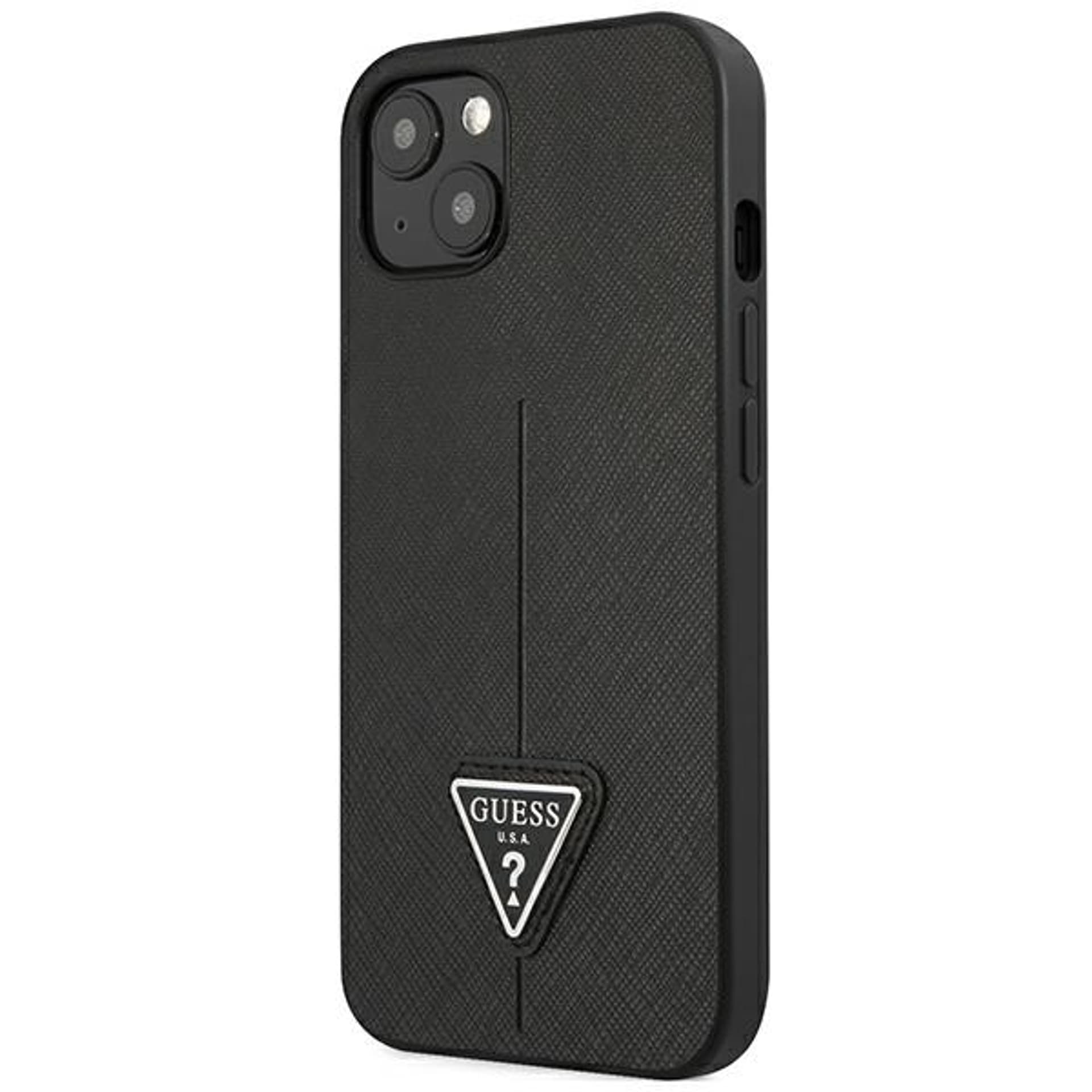 

Guess GUHCP14SPSATLK iPhone 14 6,1" czarny/black hardcase SaffianoTriangle Logo