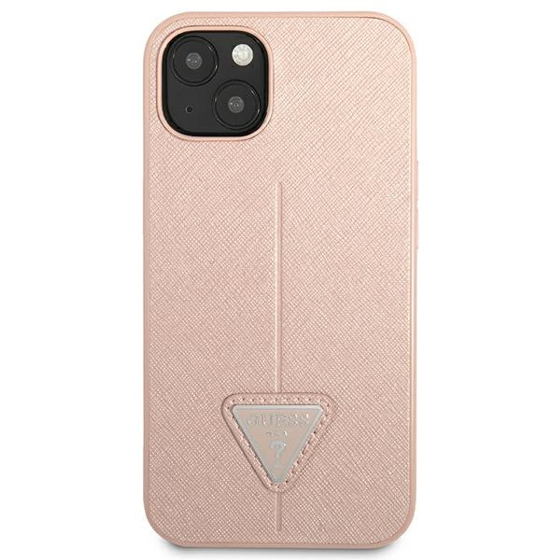 

Guess GUHCP14SPSATLP iPhone 14 6,1" różowy/pink hardcase SaffianoTriangle Logo