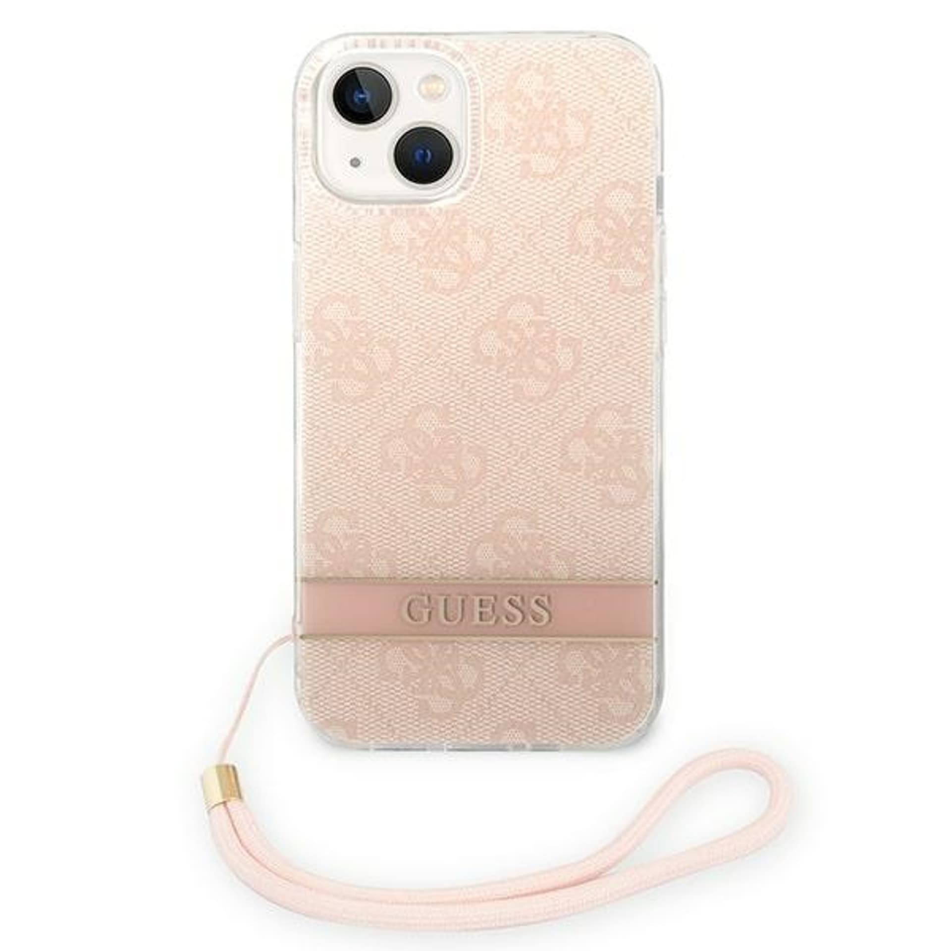 

Guess GUOHCP14MH4STP iPhone 14 Plus 6,7" różowy/pink hardcase 4G Print Strap