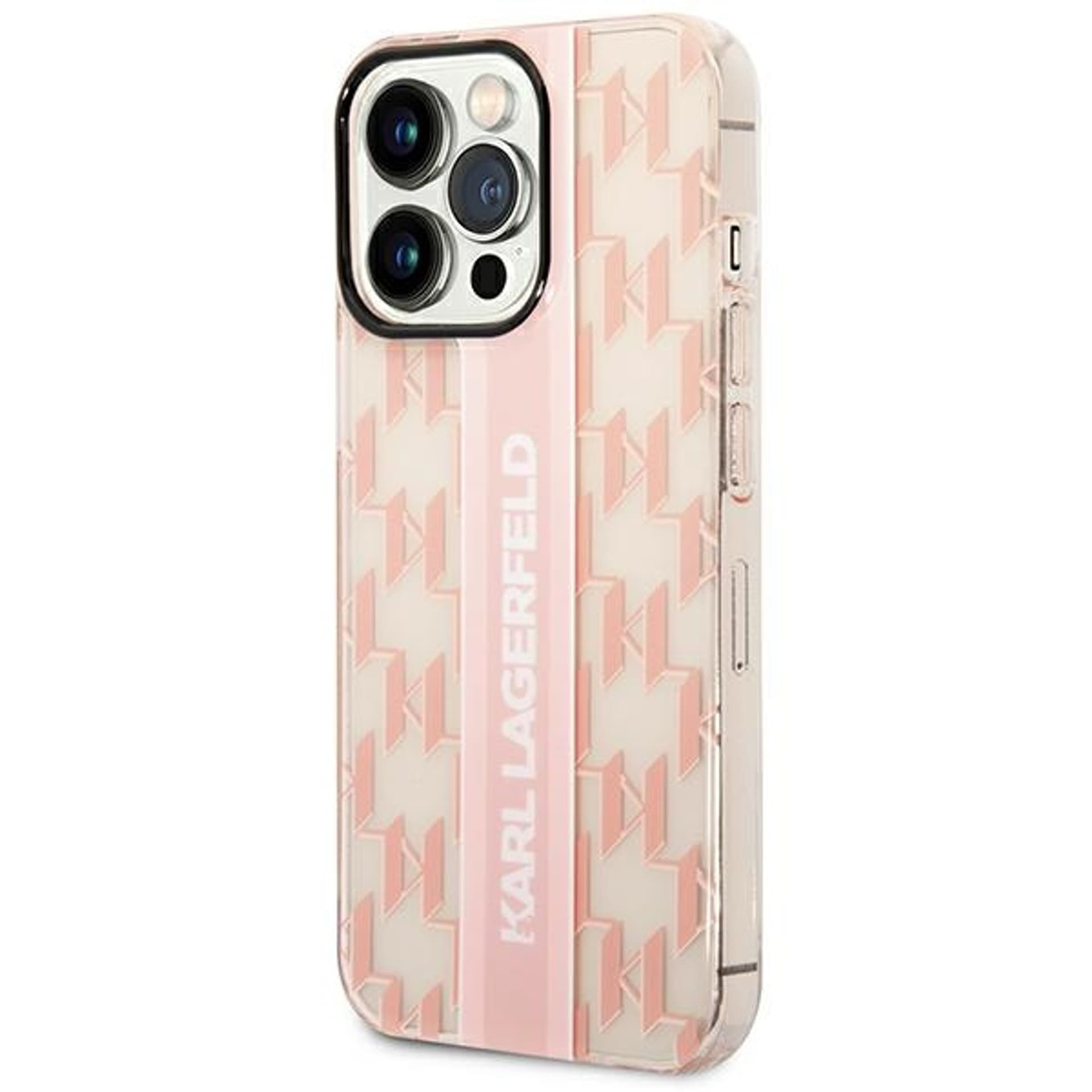 

Karl Lagerfeld KLHCP14LHKLSPCP iPhone 14 Pro 6,1" hardcase różowy/pink Mono Vertical Stripe