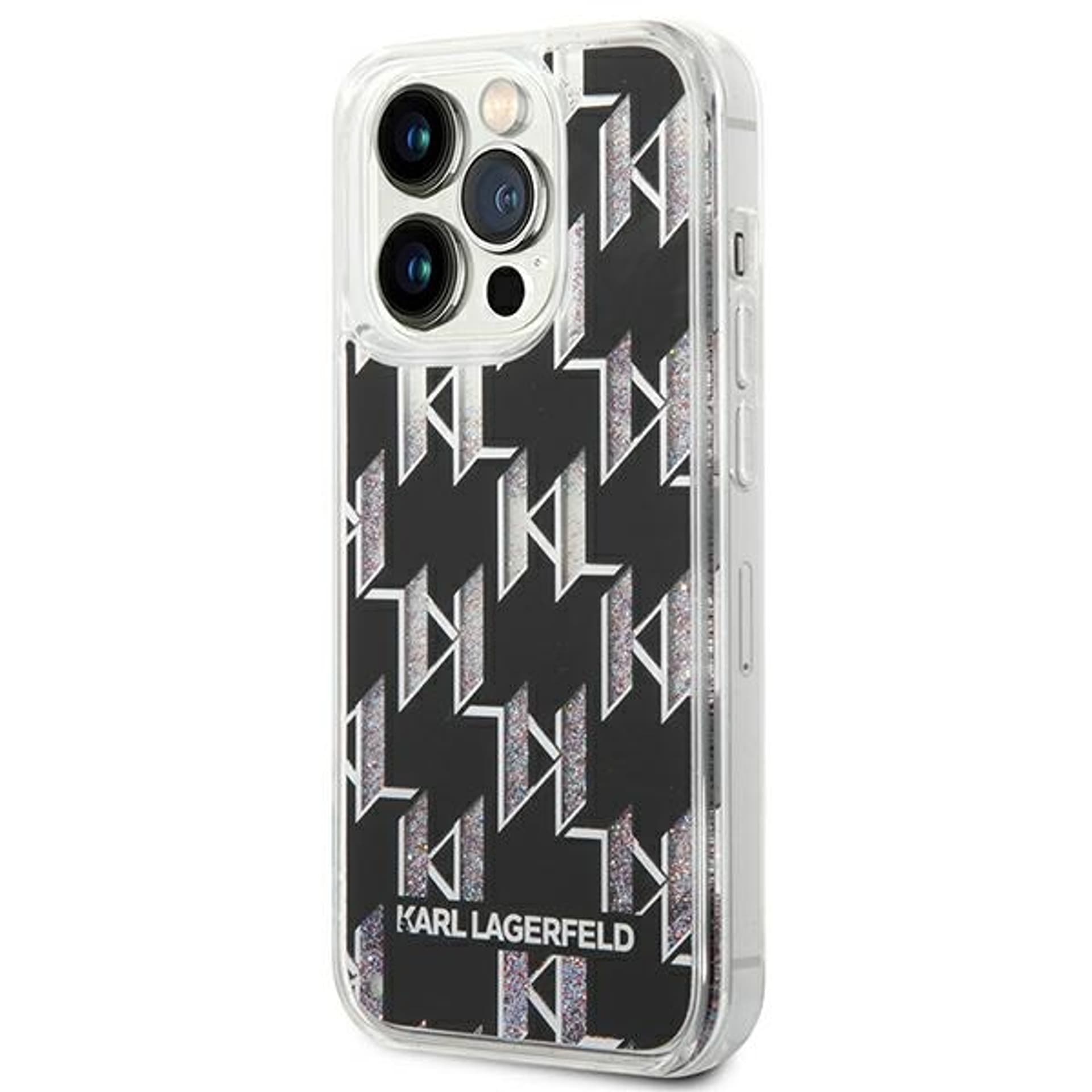 

Karl Lagerfeld KLHCP14LLMNMK iPhone 14 Pro 6,1" hardcase czarny/black Liquid Glitter Monogram